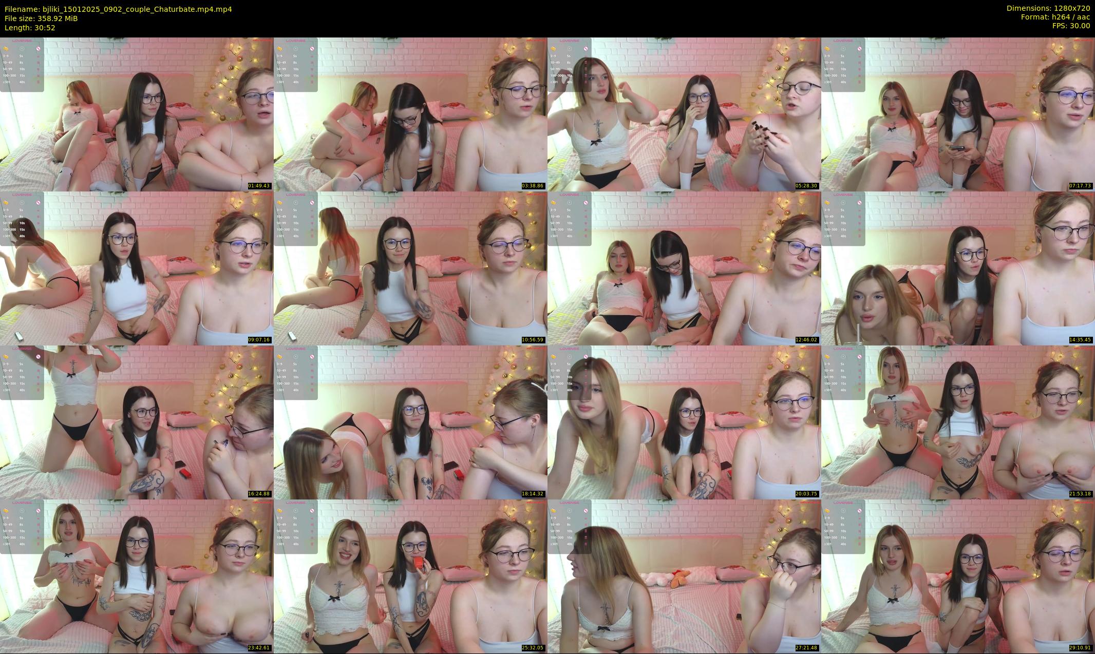 bjliki — 31 minute Chaturbate couple cam show recording, 720p, Jan 15, 2025