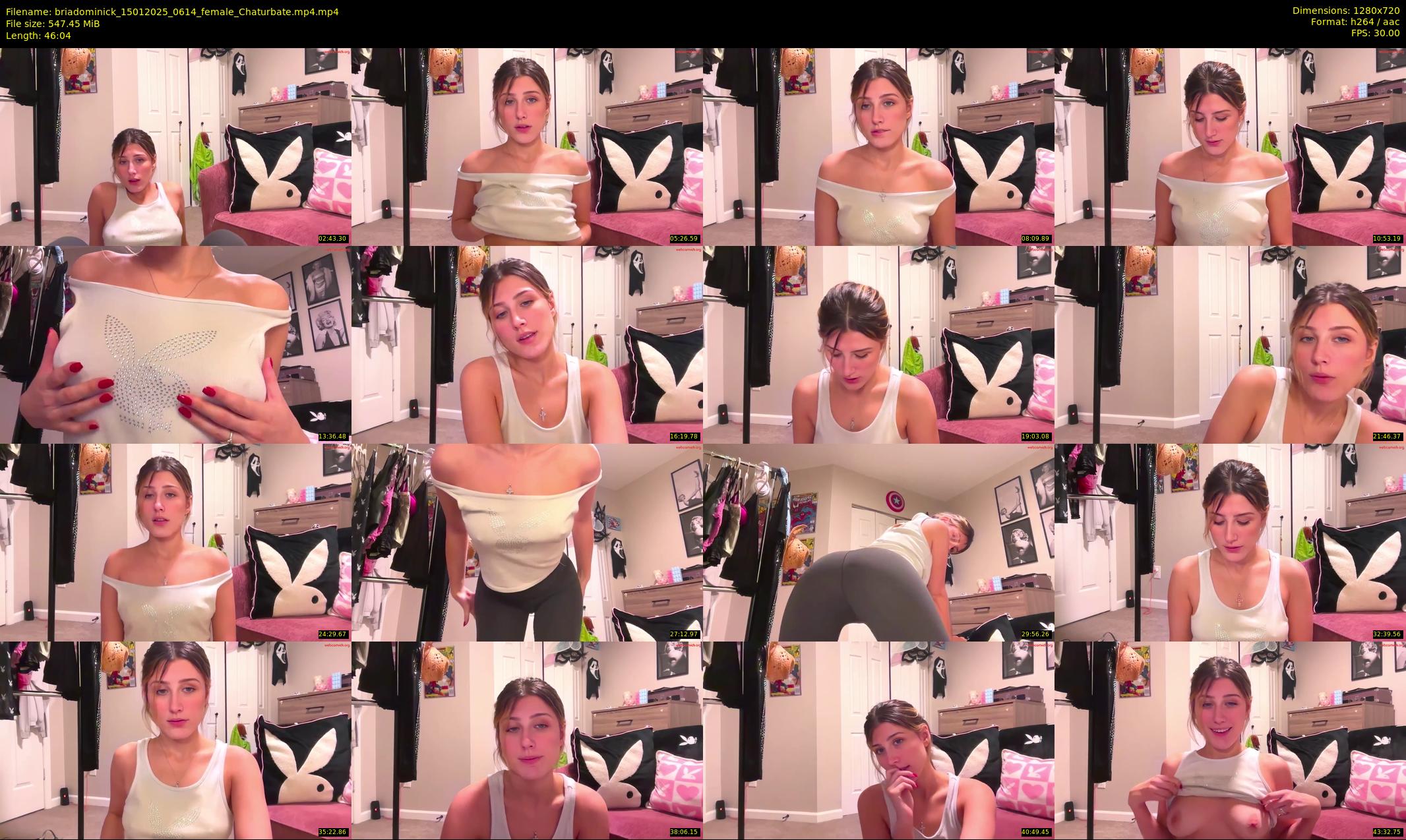 briadominick — 47 minute Chaturbate couple cam show recording, 720p, Jan 15, 2025