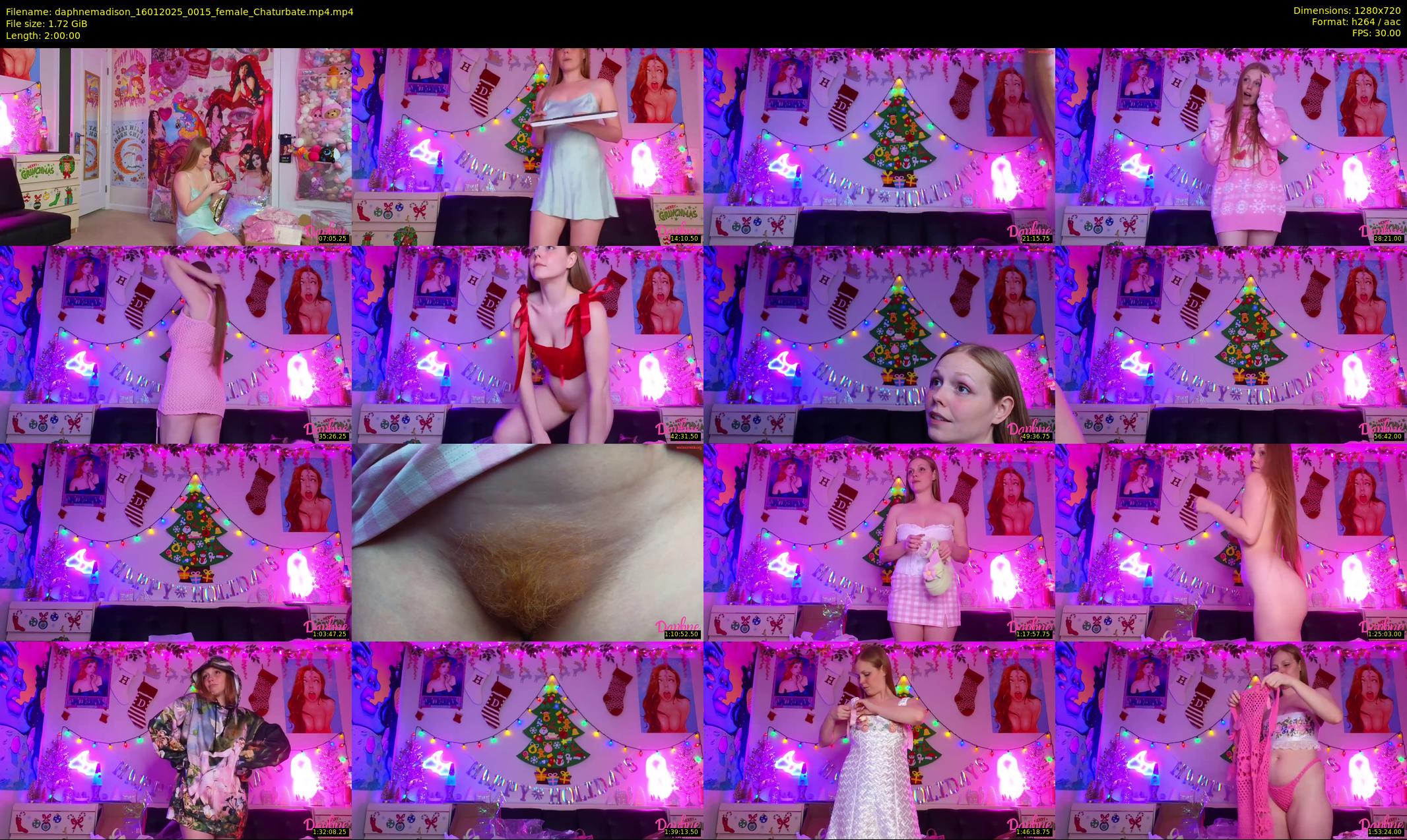 daphnemadison — 120 minute Chaturbate couple cam show recording, 720p, Jan 16, 2025