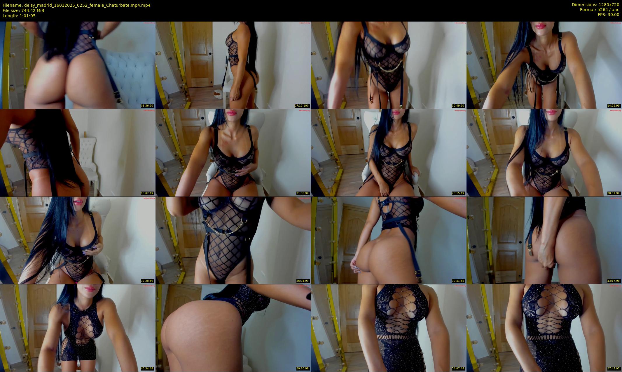 deisy_madrid — 62 minute Chaturbate female cam show recording, 720p, Jan 16, 2025