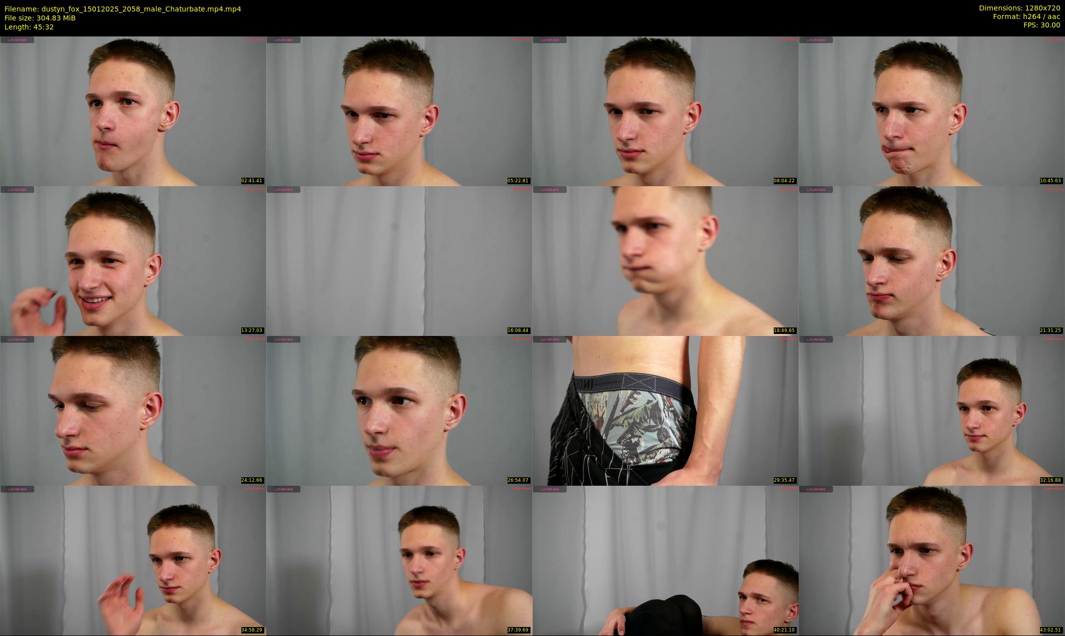 dustyn_fox — 46 minute Chaturbate male cam show recording, 720p, Jan 15, 2025