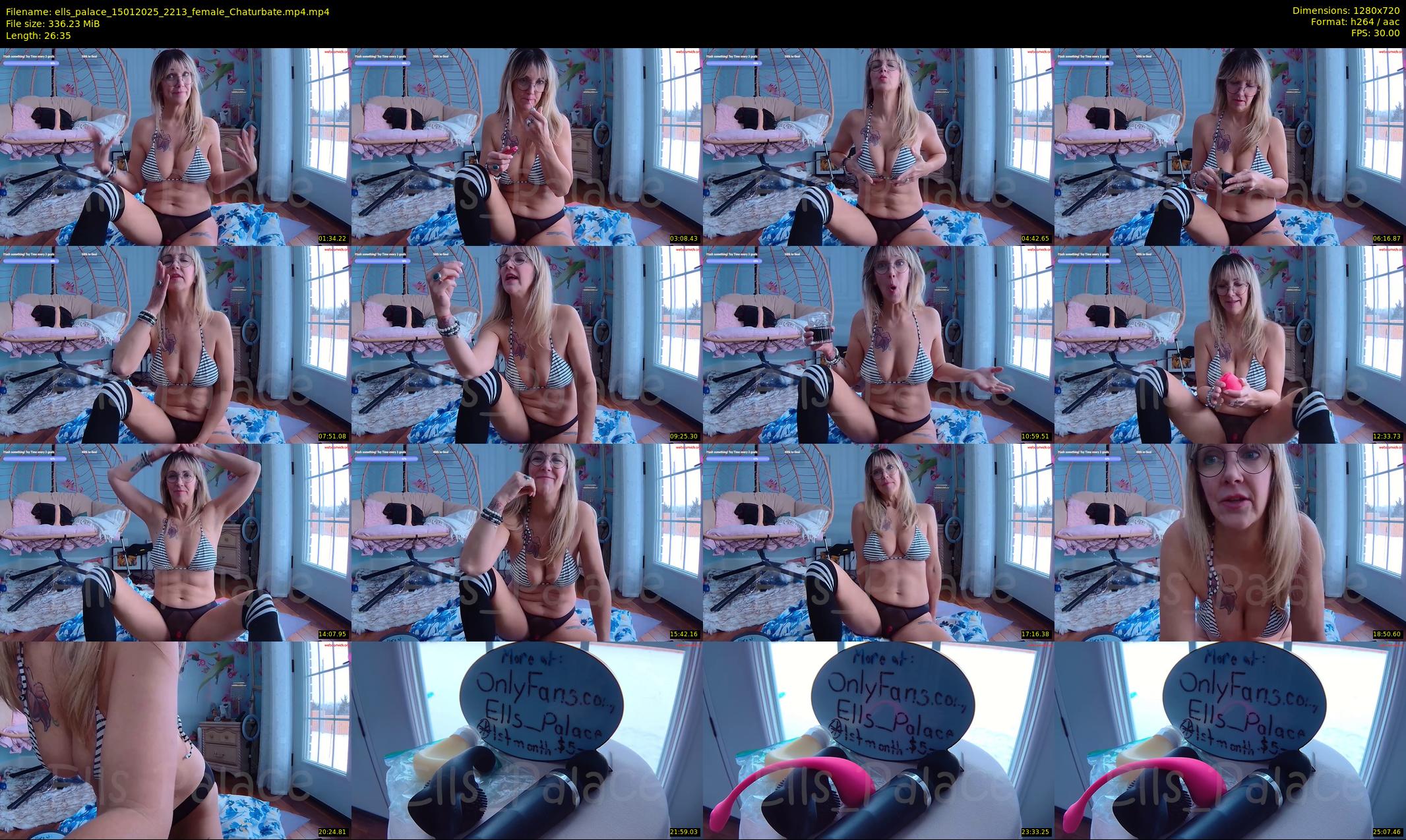 ells_palace — 27 minute Chaturbate female cam show recording, 720p, Jan 15, 2025