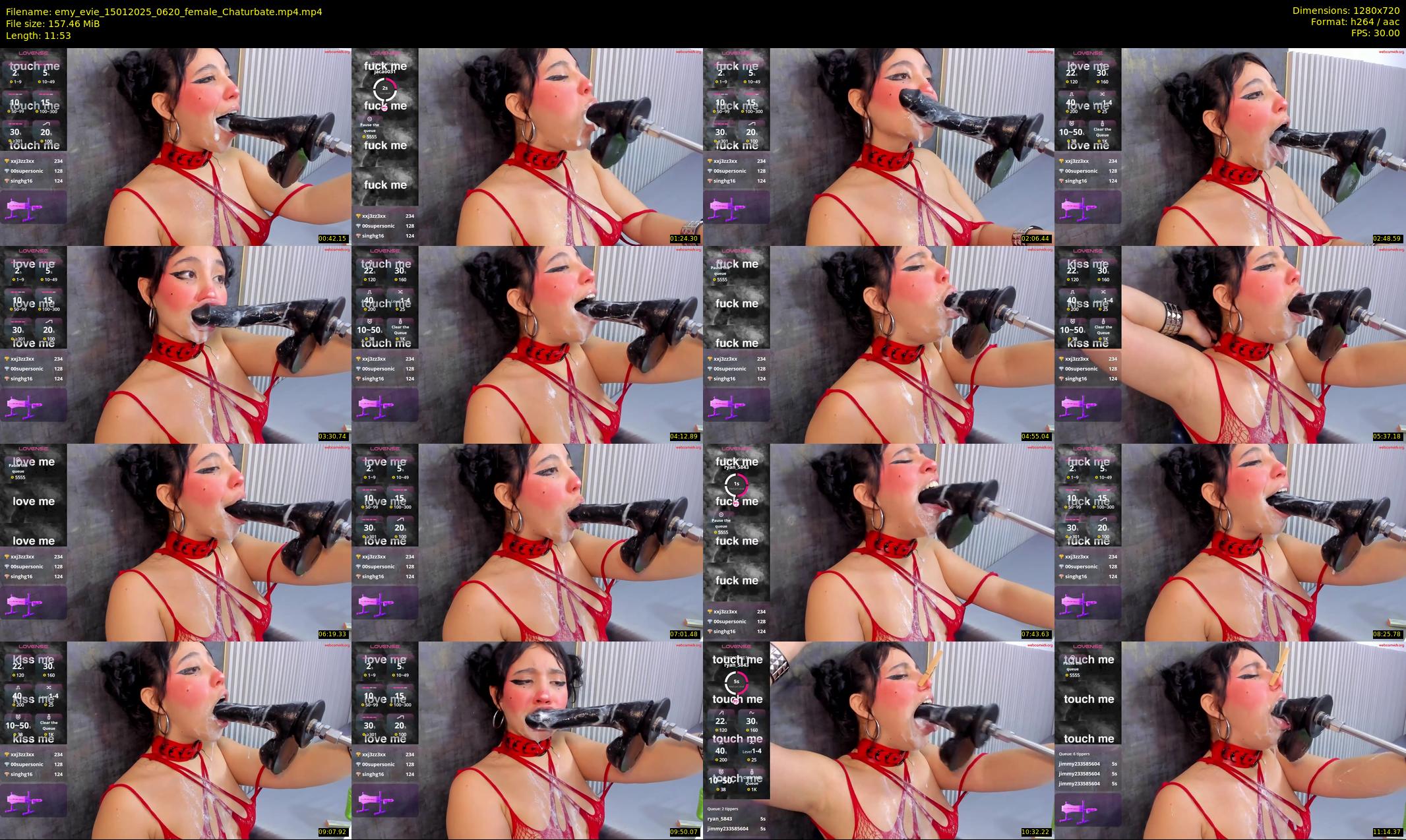 emy_evie — 12 minute Chaturbate female cam show recording, 720p, Jan 15, 2025
