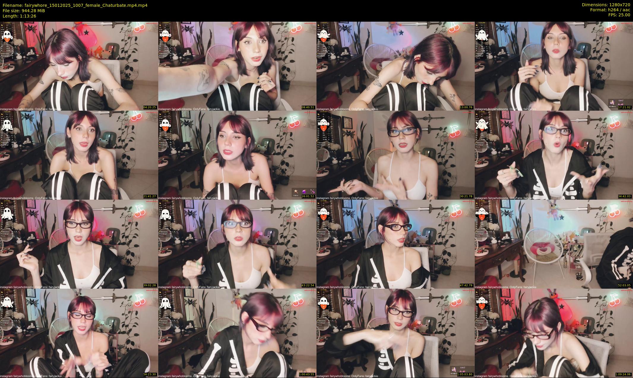 fairywhore — 74 minute Chaturbate female cam show recording, 720p, Jan 15, 2025