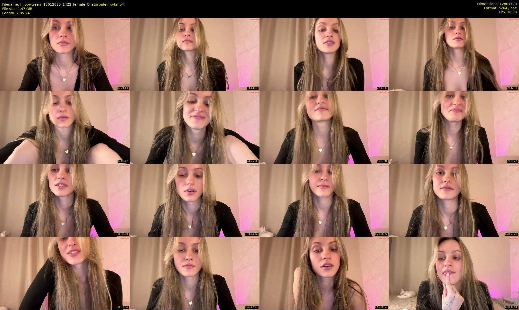 fflloowweerr — 126 minute Chaturbate couple cam show recording, 720p, Jan 15, 2025