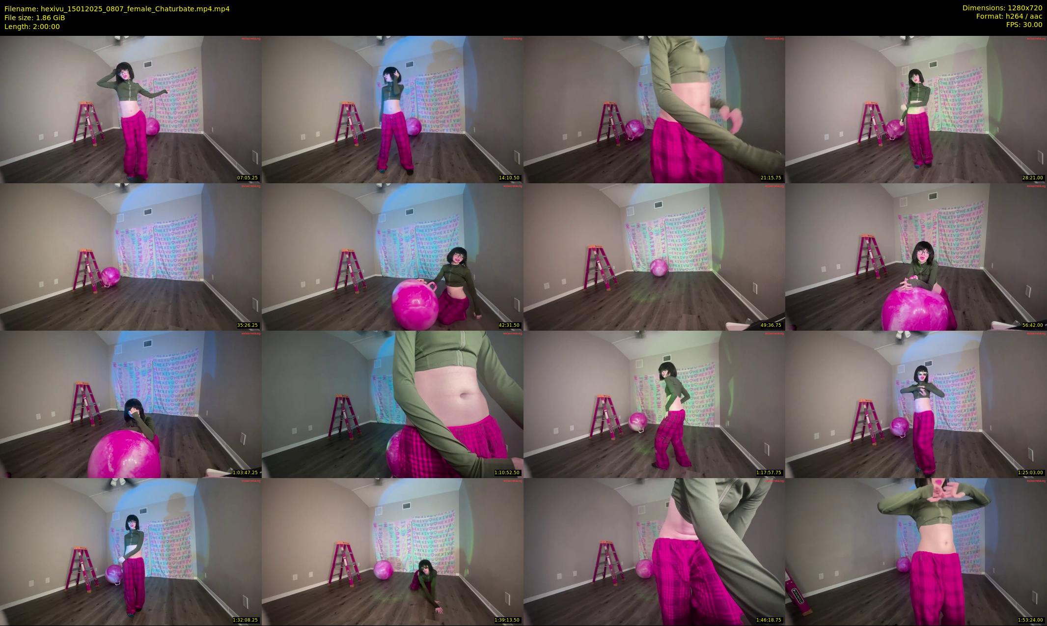 hexivu — 120 minute Chaturbate female cam show recording, 720p, Jan 15, 2025