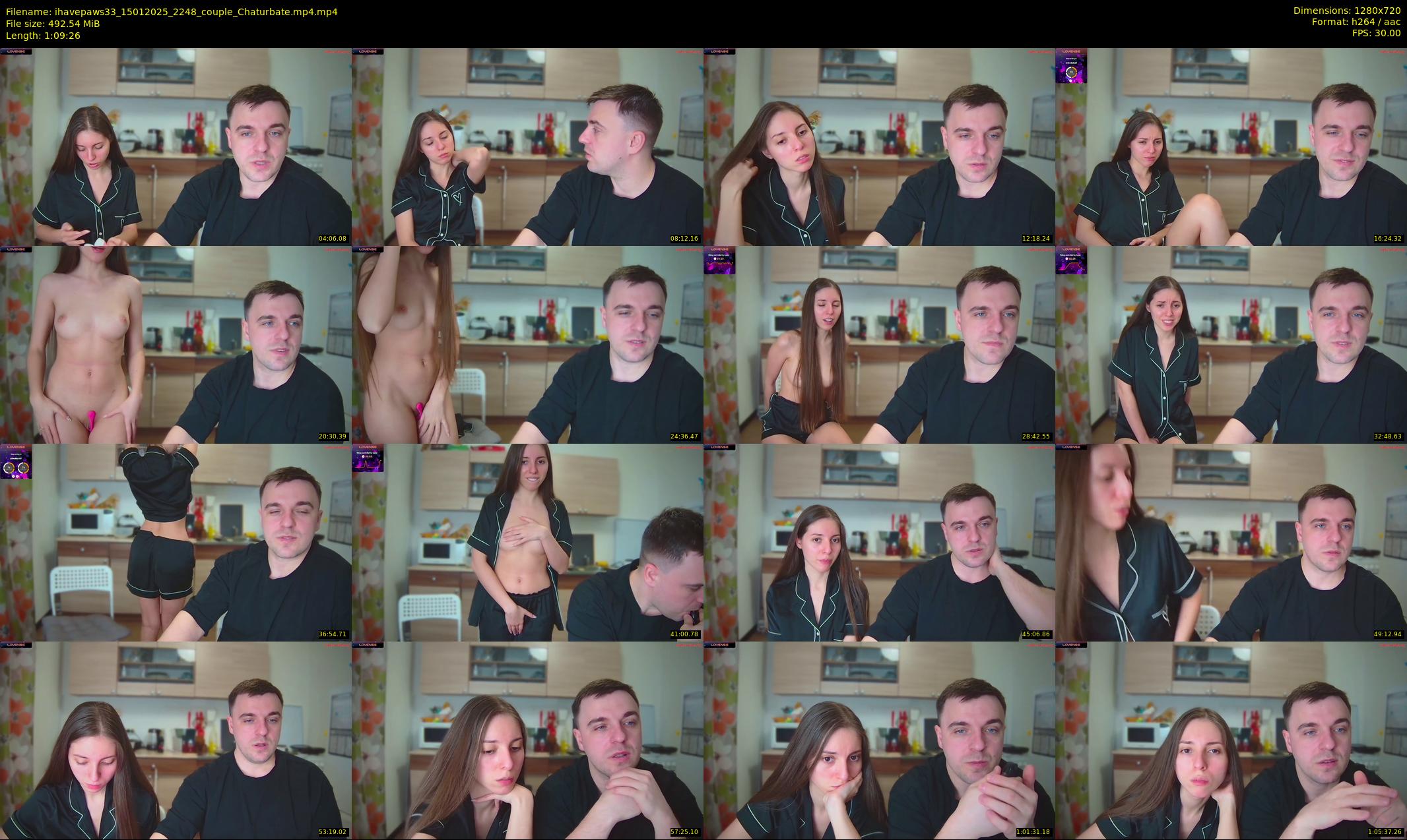 ihavepaws33 — 70 minute Chaturbate couple cam show recording, 720p, Jan 15, 2025