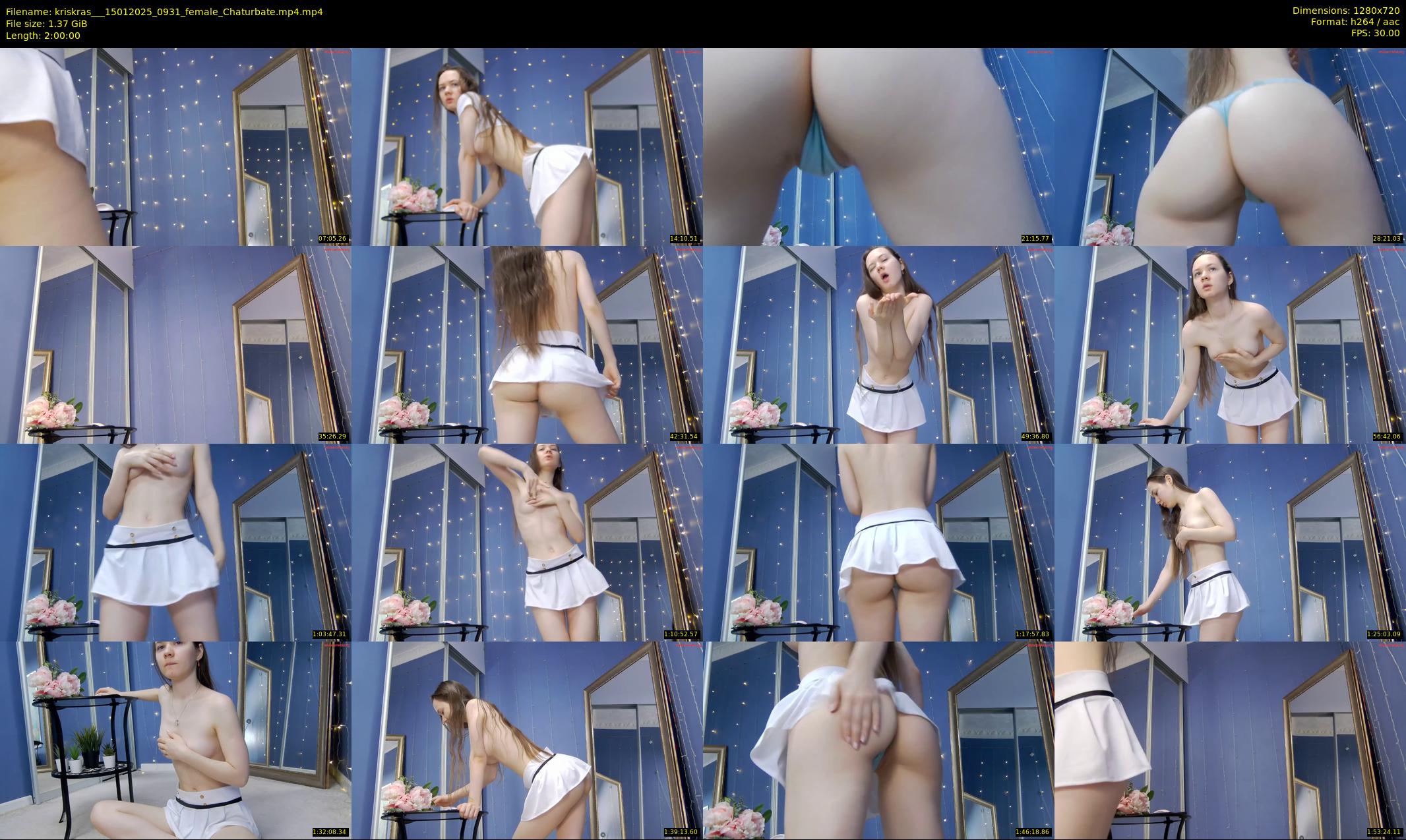 kriskras__ — 120 minute Chaturbate female cam show recording, 720p, Jan 15, 2025