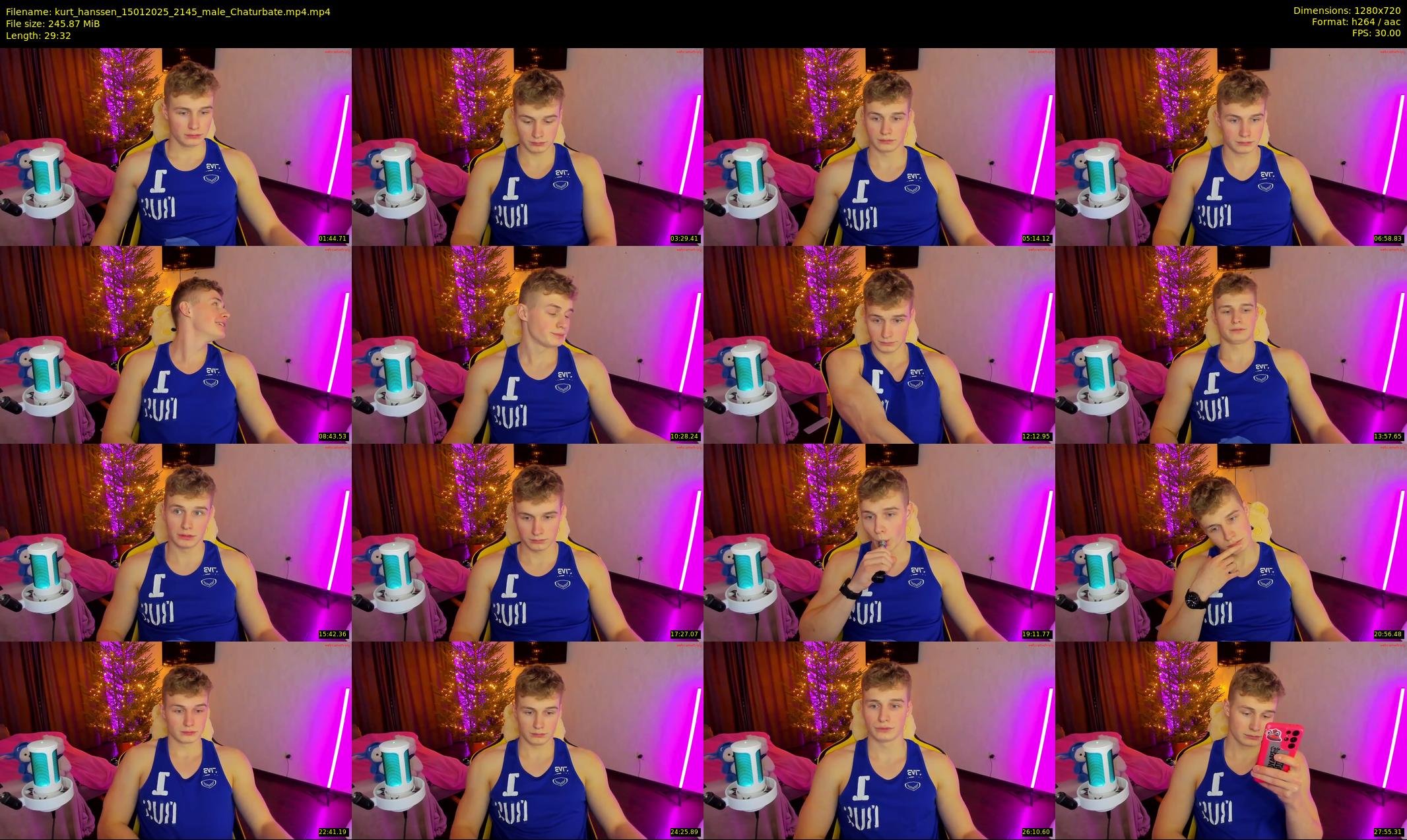 kurt_hanssen — 30 minute Chaturbate male cam show recording, 720p, Jan 15, 2025