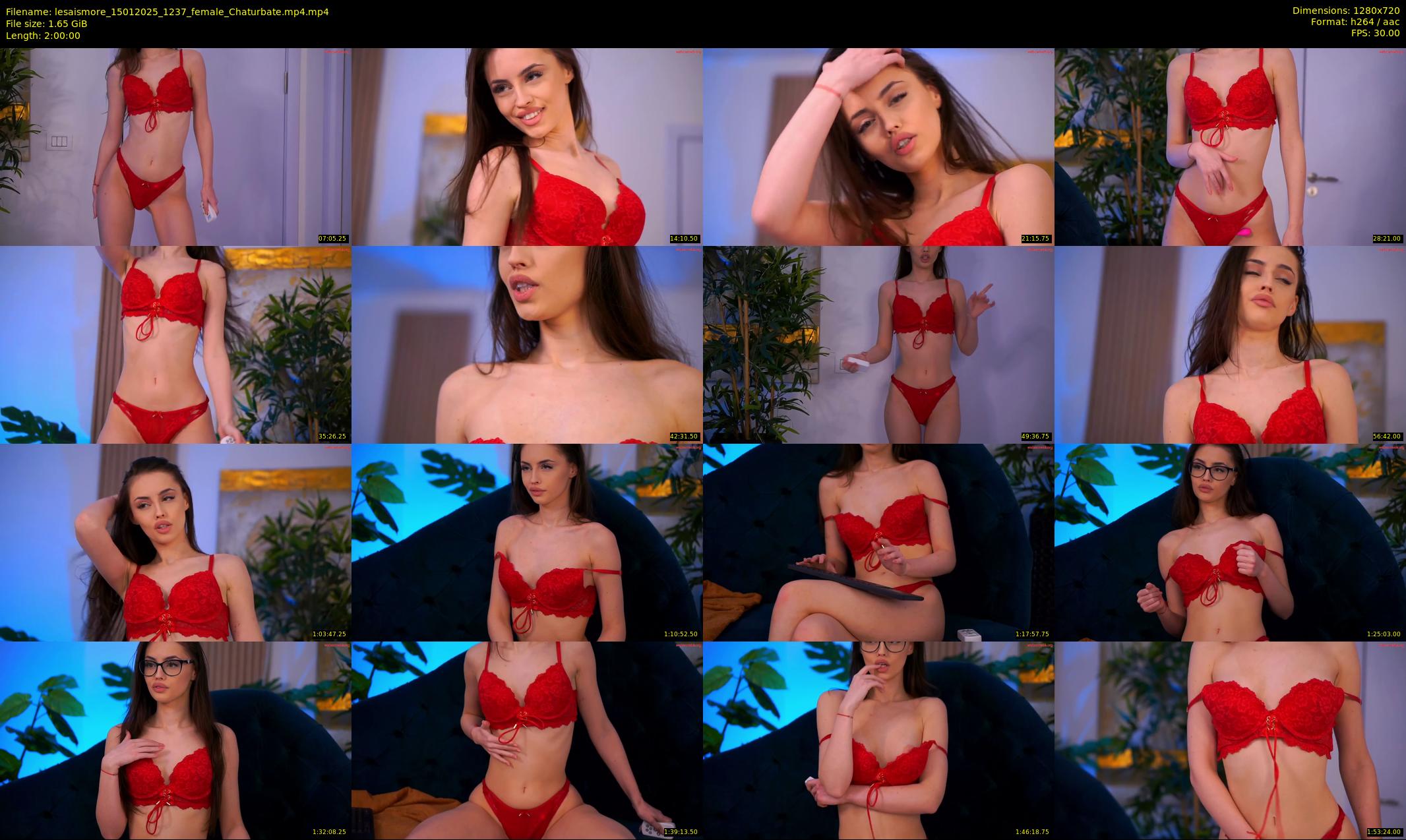 lesaismore — 120 minute Chaturbate female cam show recording, 720p, Jan 15, 2025