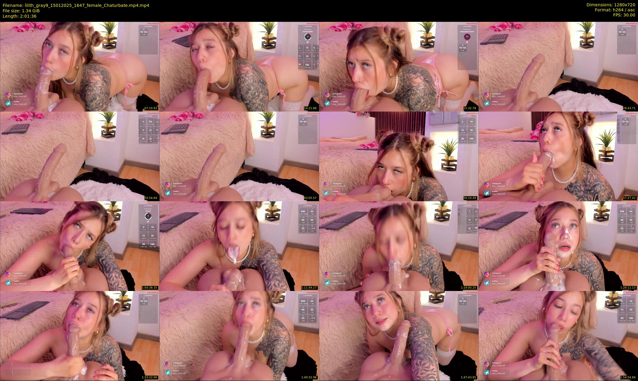 lilith_gray9 — 122 minute Chaturbate female cam show recording, 720p, Jan 15, 2025