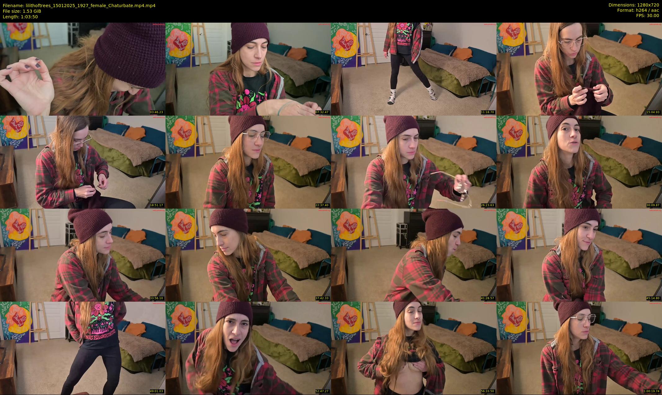 lilithoftrees — 64 minute Chaturbate female cam show recording, 720p, Jan 15, 2025
