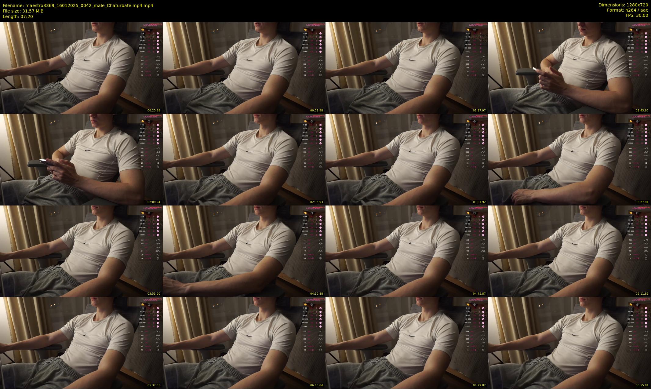 maestro3369 — 8 minute Chaturbate male cam show recording, 720p, Jan 16, 2025