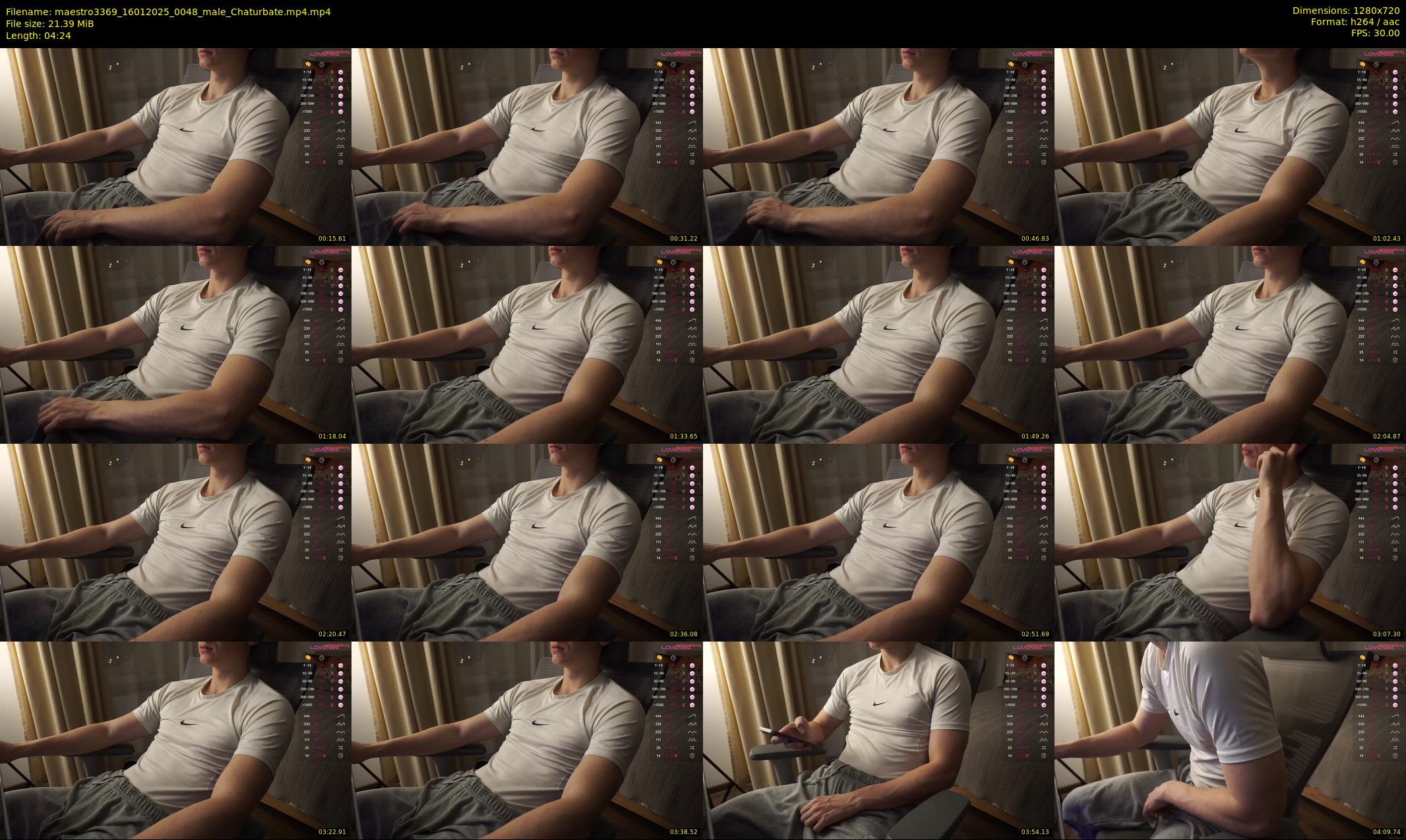 maestro3369 — 5 minute Chaturbate male cam show recording, 720p, Jan 16, 2025