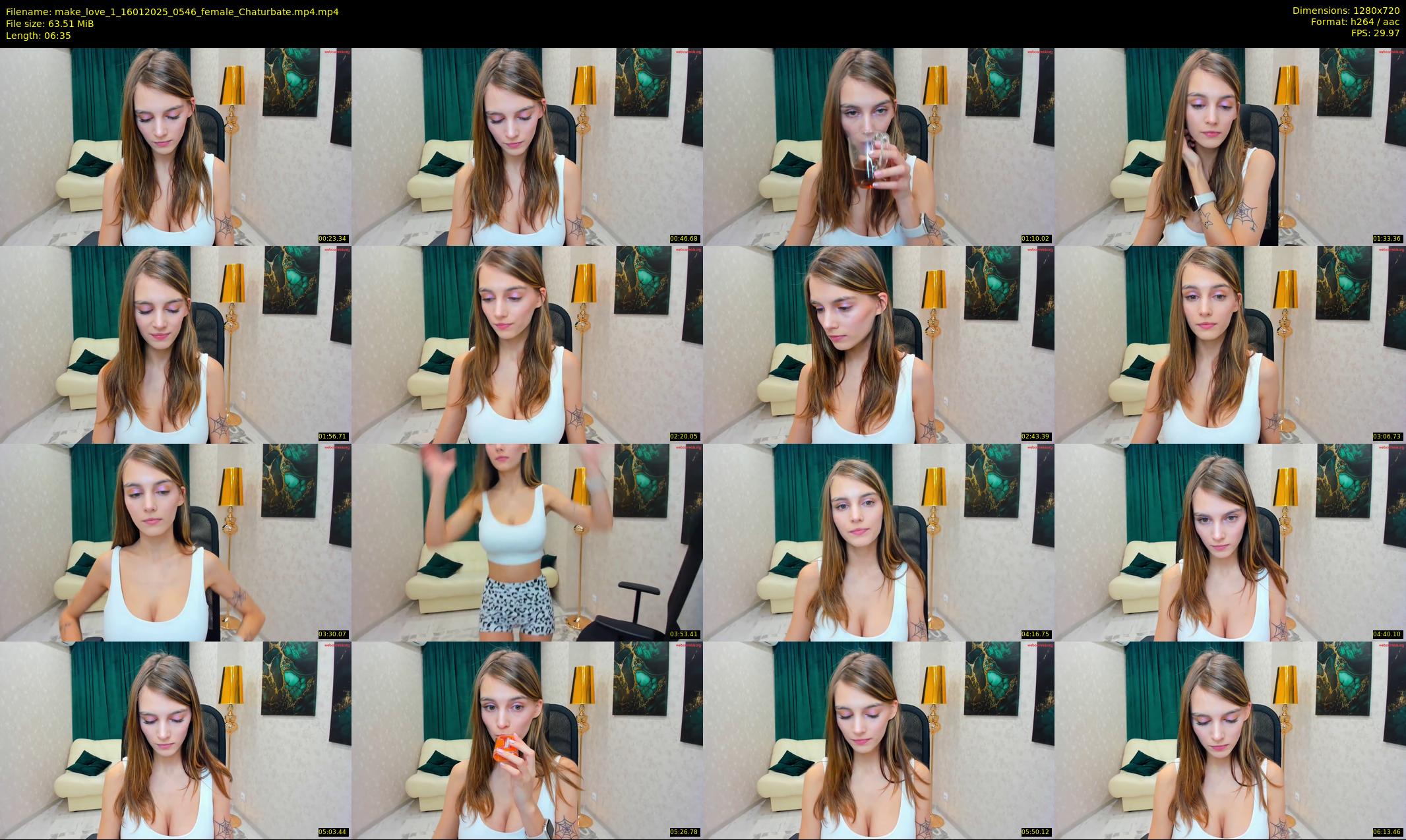 make_love_1 — 7 minute Chaturbate female cam show recording, 720p, Jan 16, 2025