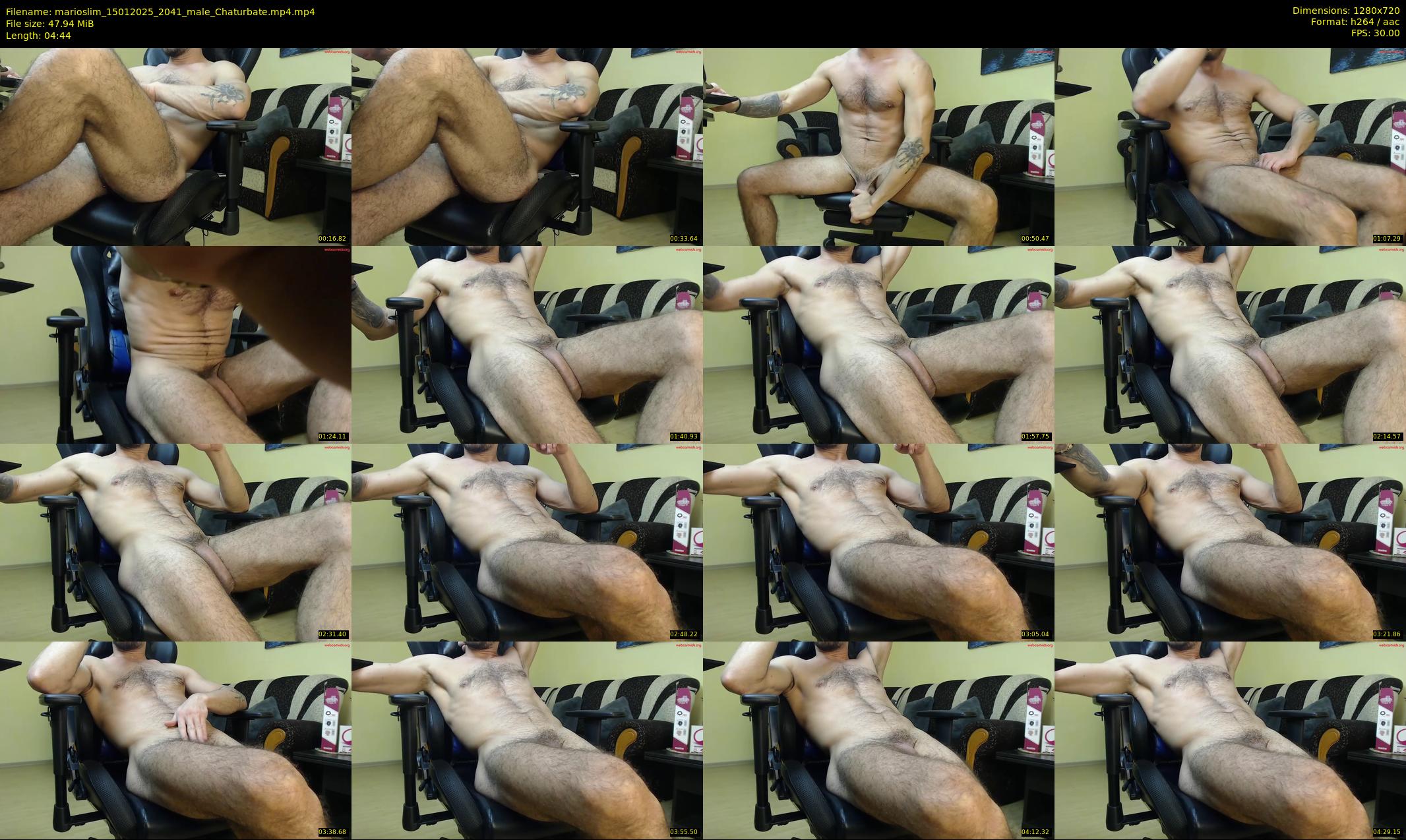 marioslim — 5 minute Chaturbate male cam show recording, 720p, Jan 15, 2025