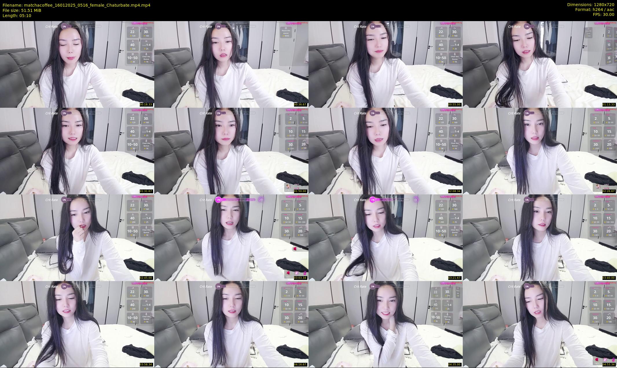 matchacoffee — 6 minute Chaturbate female cam show recording, 720p, Jan 16, 2025