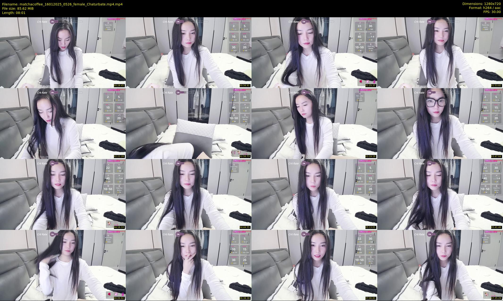 matchacoffee — 9 minute Chaturbate female cam show recording, 720p, Jan 16, 2025