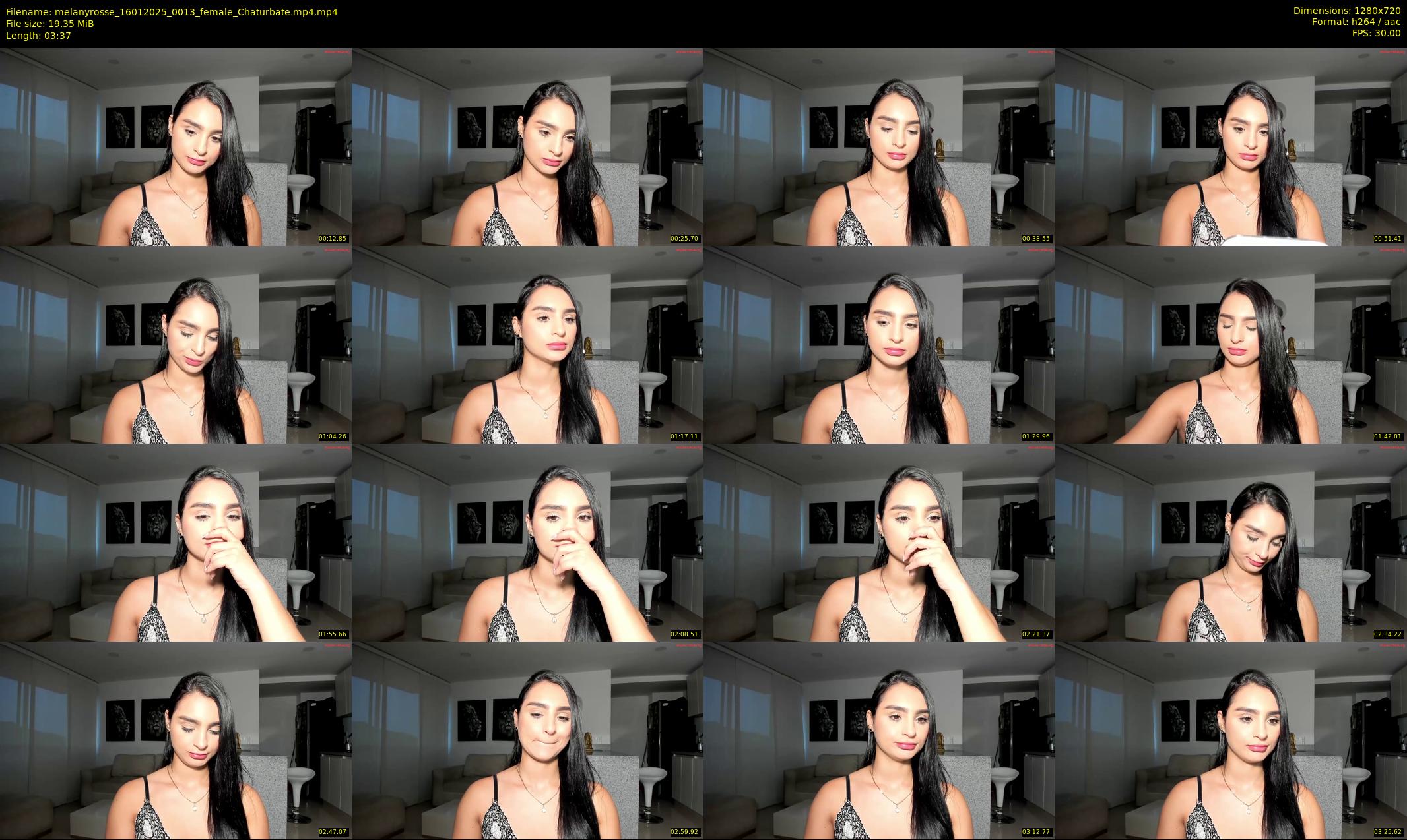 melanyrosse — 4 minute Chaturbate female cam show recording, 720p, Jan 16, 2025