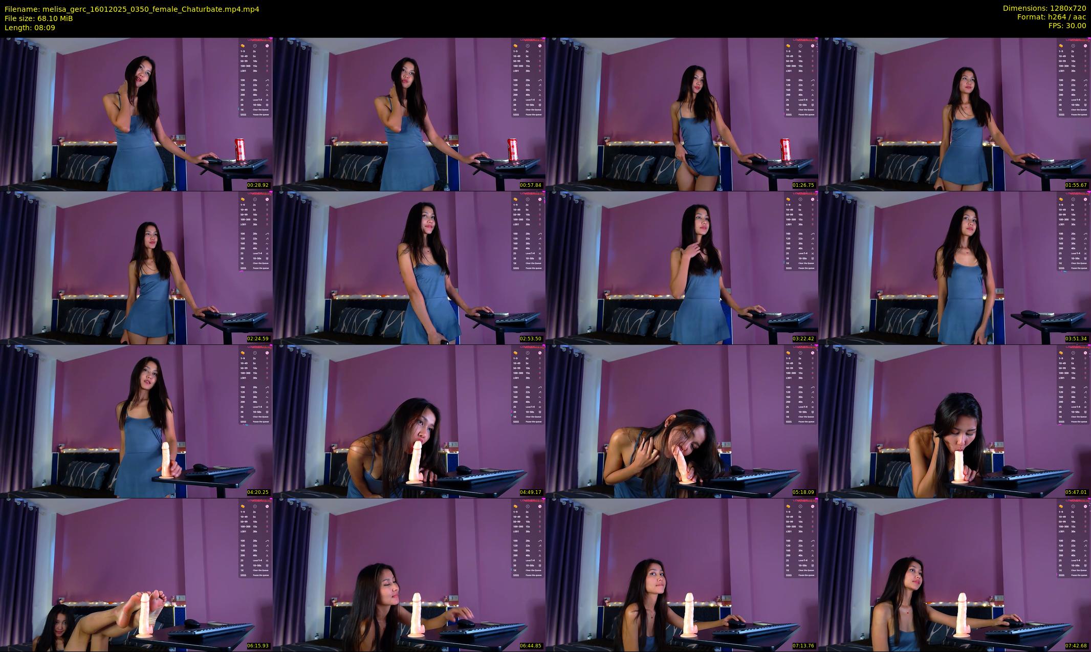 melisa_gerc — 9 minute Chaturbate female cam show recording, 720p, Jan 16, 2025