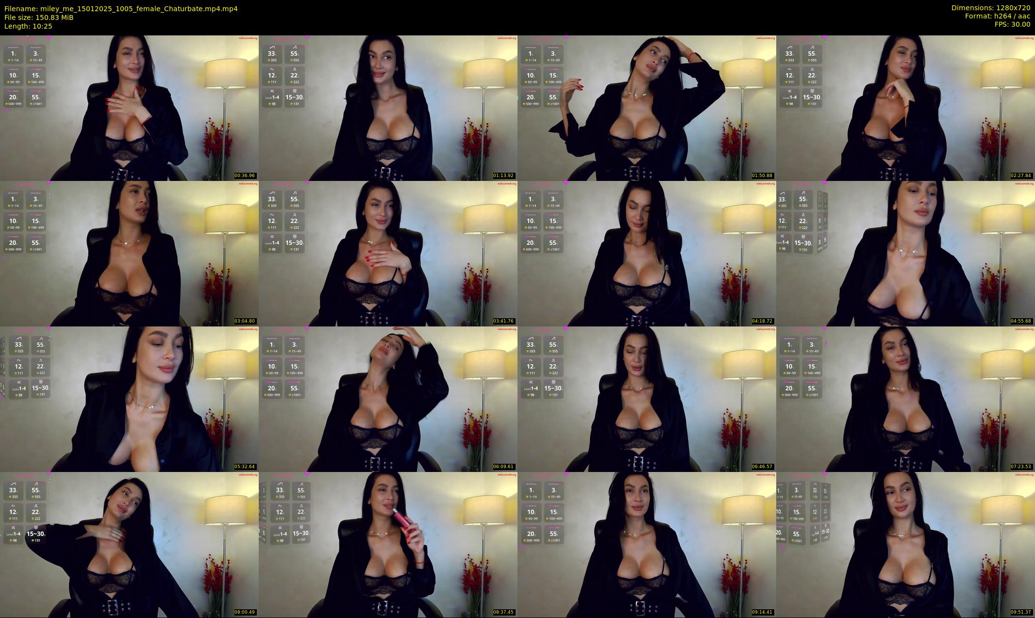 miley_me — 11 minute Chaturbate female cam show recording, 720p, Jan 15, 2025