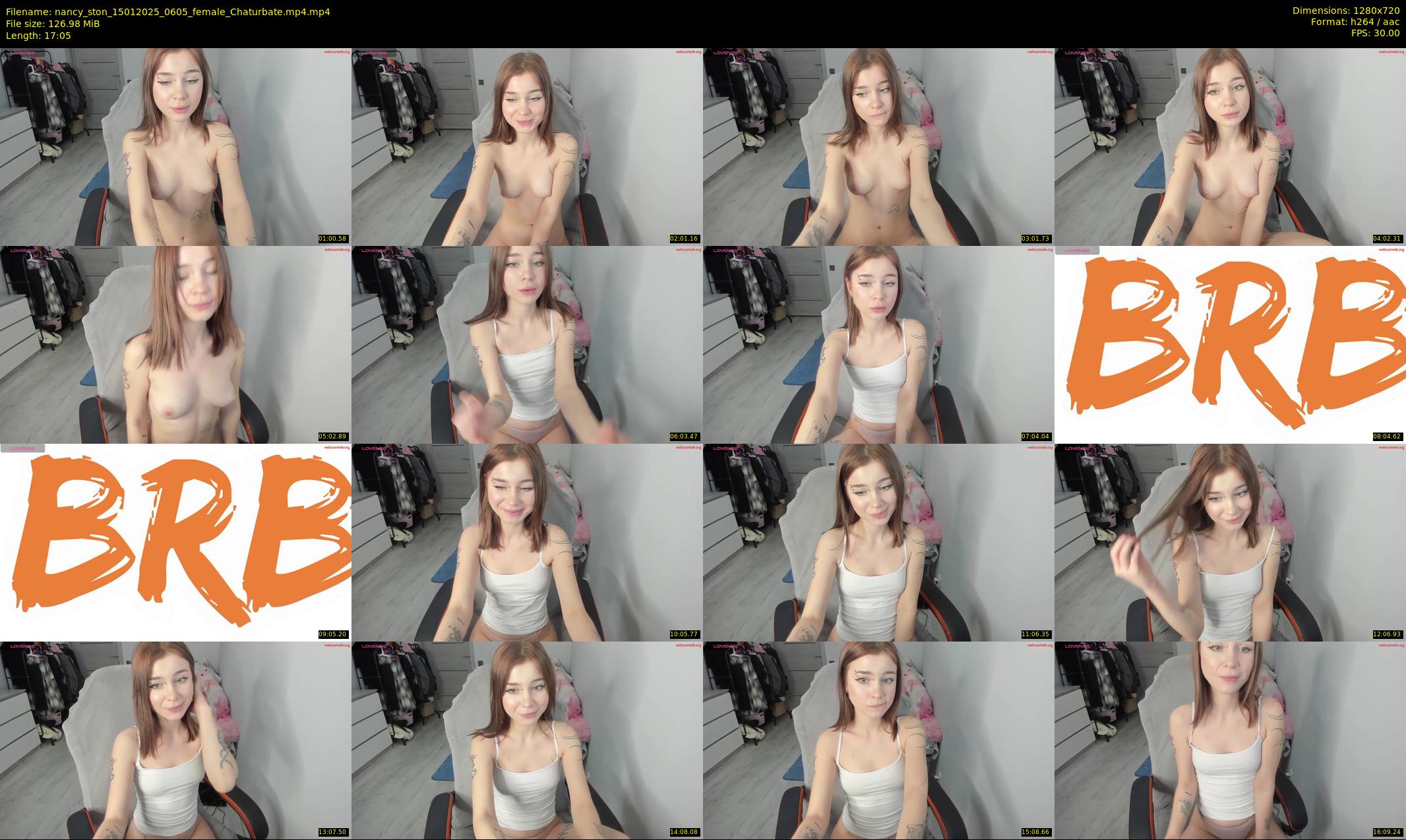 nancy_ston — 18 minute Chaturbate female cam show recording, 720p, Jan 15, 2025