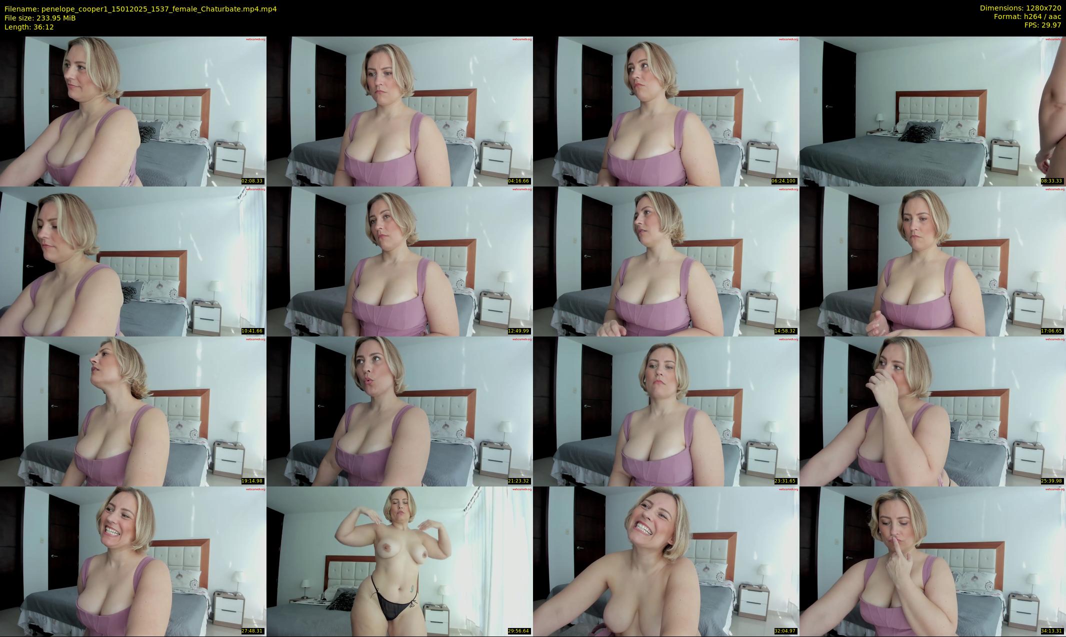 penelope_cooper1 — 37 minute Chaturbate female cam show recording, 720p, Jan 15, 2025