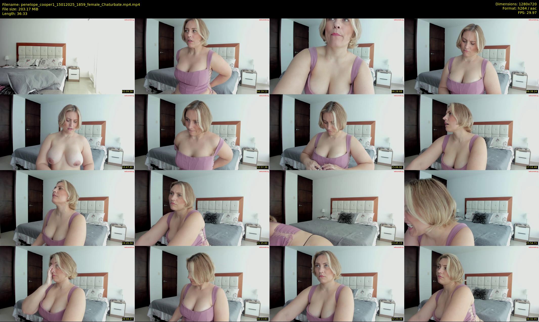 penelope_cooper1 — 37 minute Chaturbate female cam show recording, 720p, Jan 15, 2025