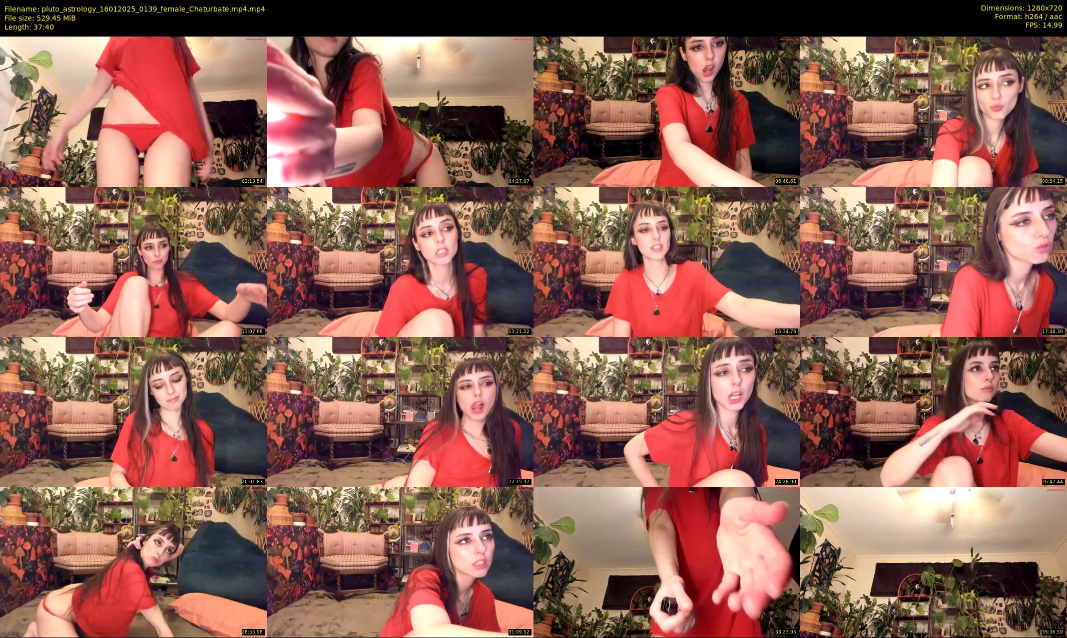 pluto_astrology — 38 minute Chaturbate female cam show recording, 720p, Jan 16, 2025