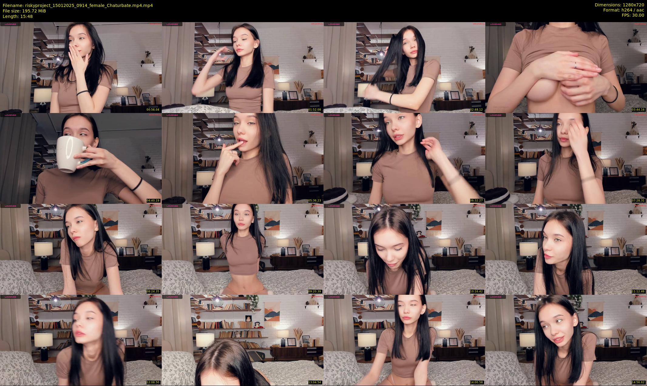 riskyproject — 16 minute Chaturbate couple cam show recording, 720p, Jan 15, 2025