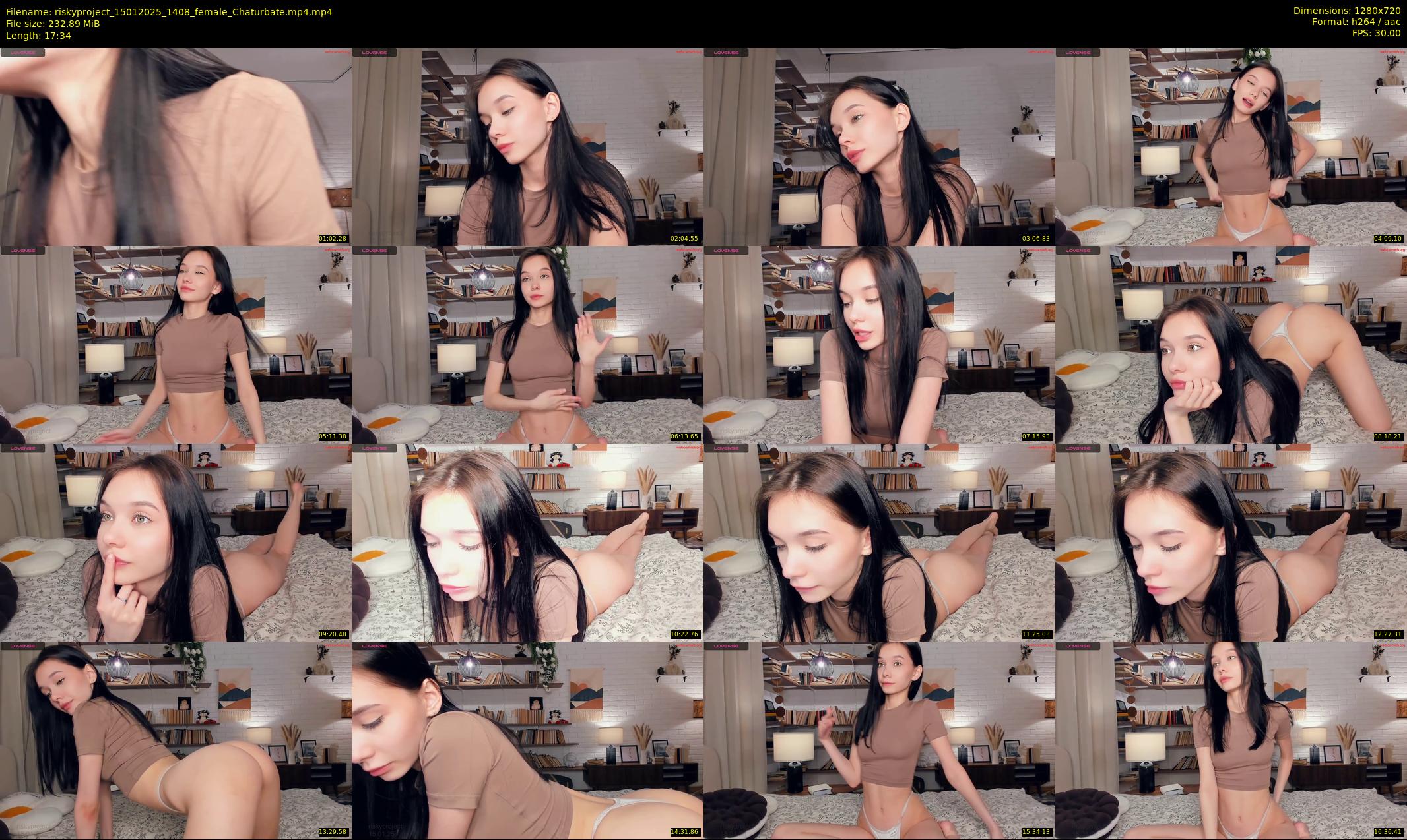 riskyproject — 18 minute Chaturbate couple cam show recording, 720p, Jan 15, 2025
