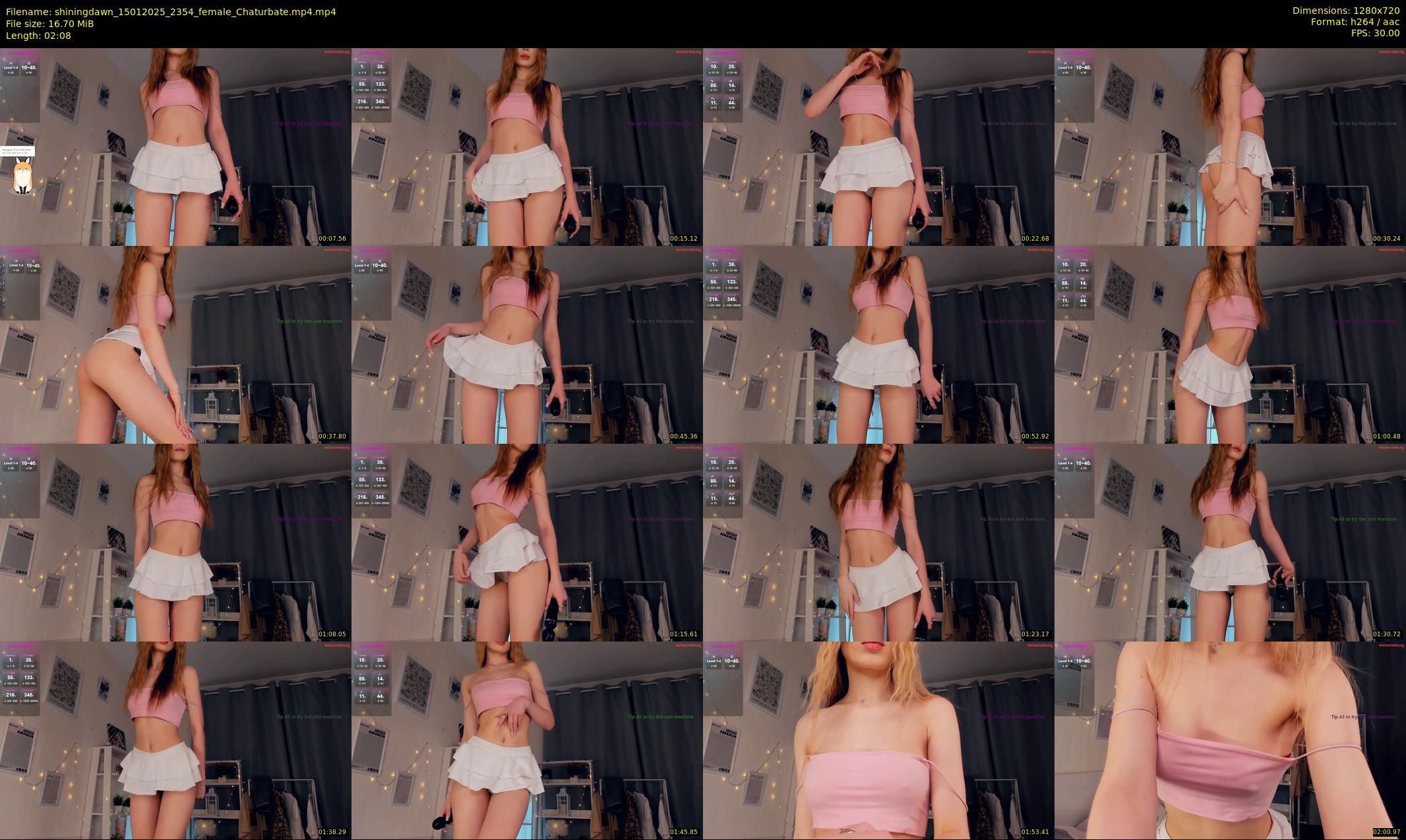 shiningdawn — 3 minute Chaturbate female cam show recording, 720p, Jan 15, 2025