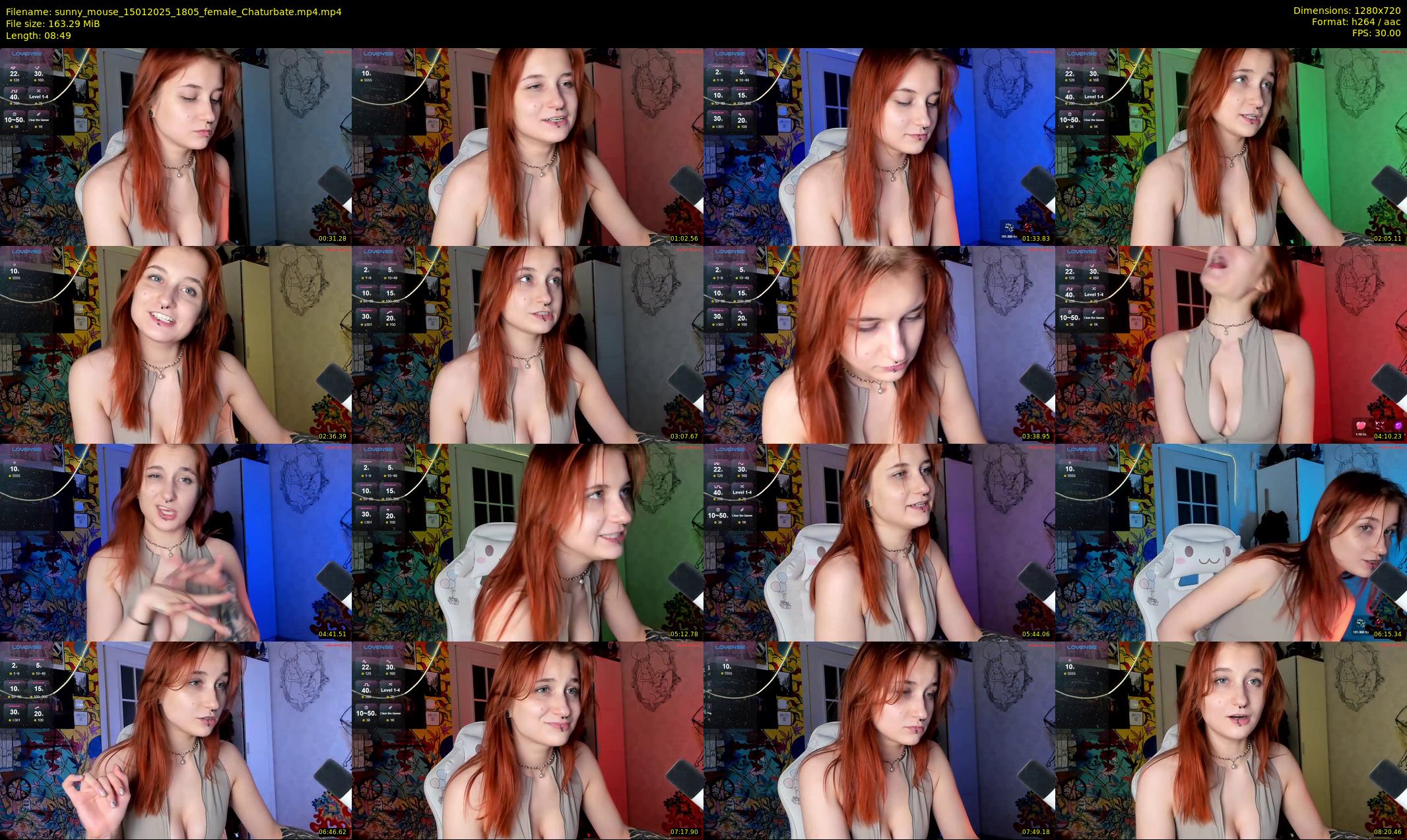 sunny_mouse — 9 minute Chaturbate female cam show recording, 720p, Jan 15, 2025