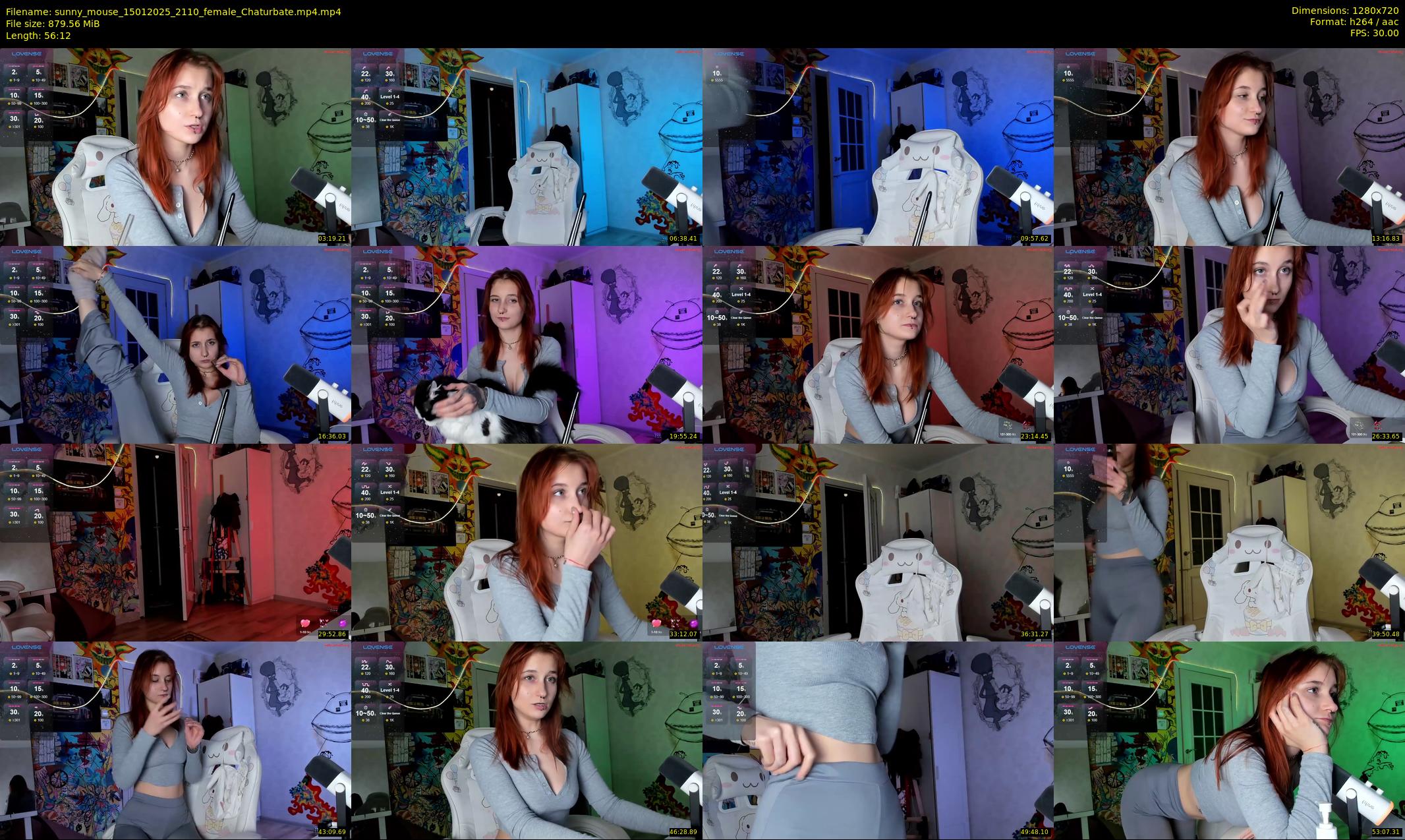 sunny_mouse — 57 minute Chaturbate female cam show recording, 720p, Jan 15, 2025