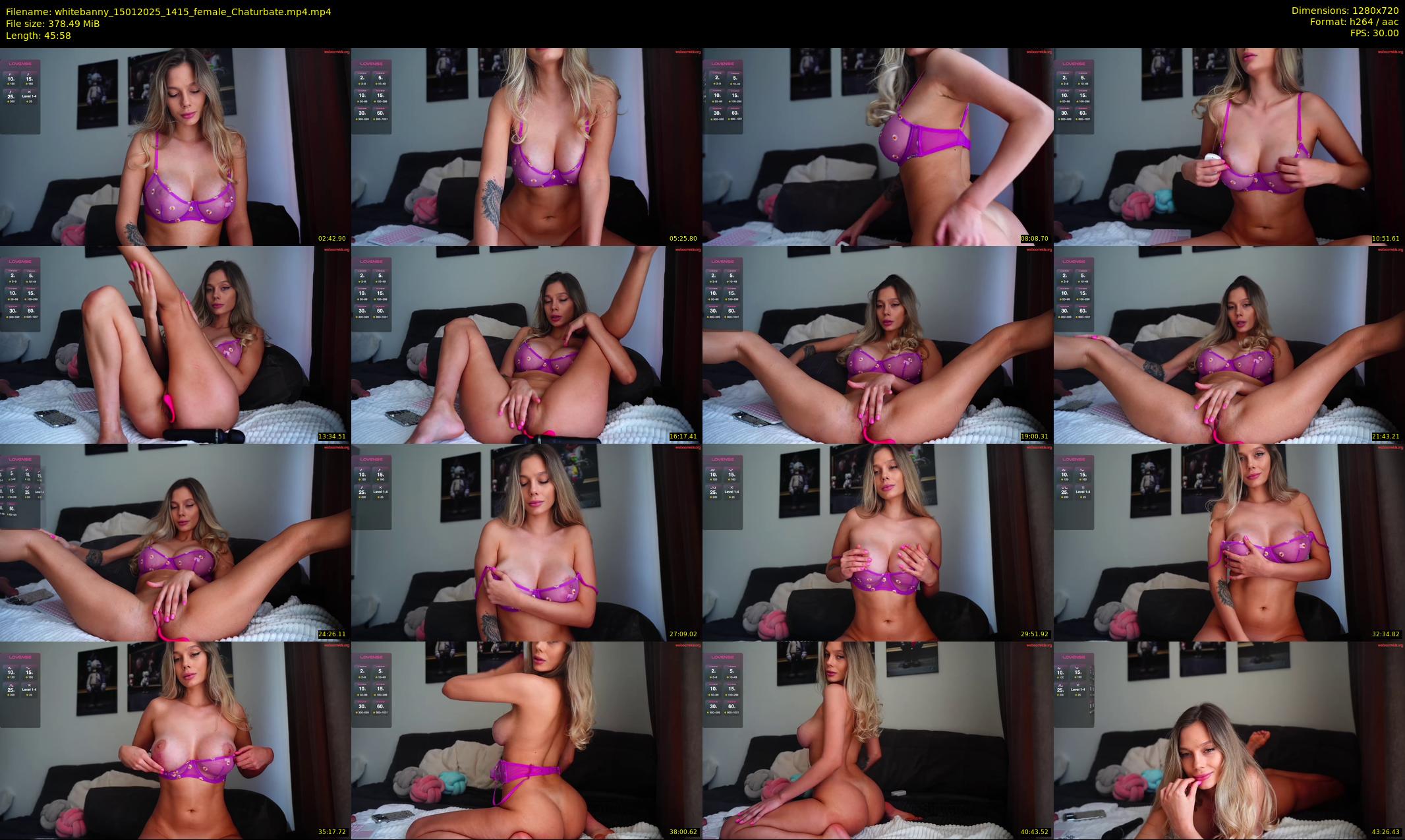 whitebanny — 46 minute Chaturbate couple cam show recording, 720p, Jan 15, 2025