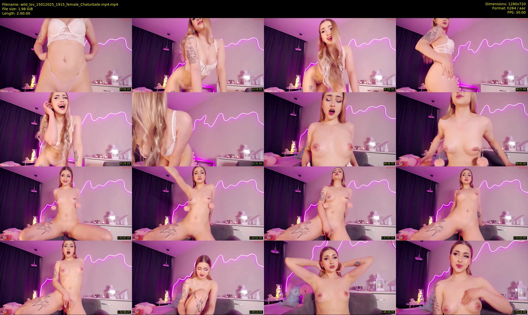 wild_lov — 120 minute Chaturbate female cam show recording, 720p, Jan 15, 2025