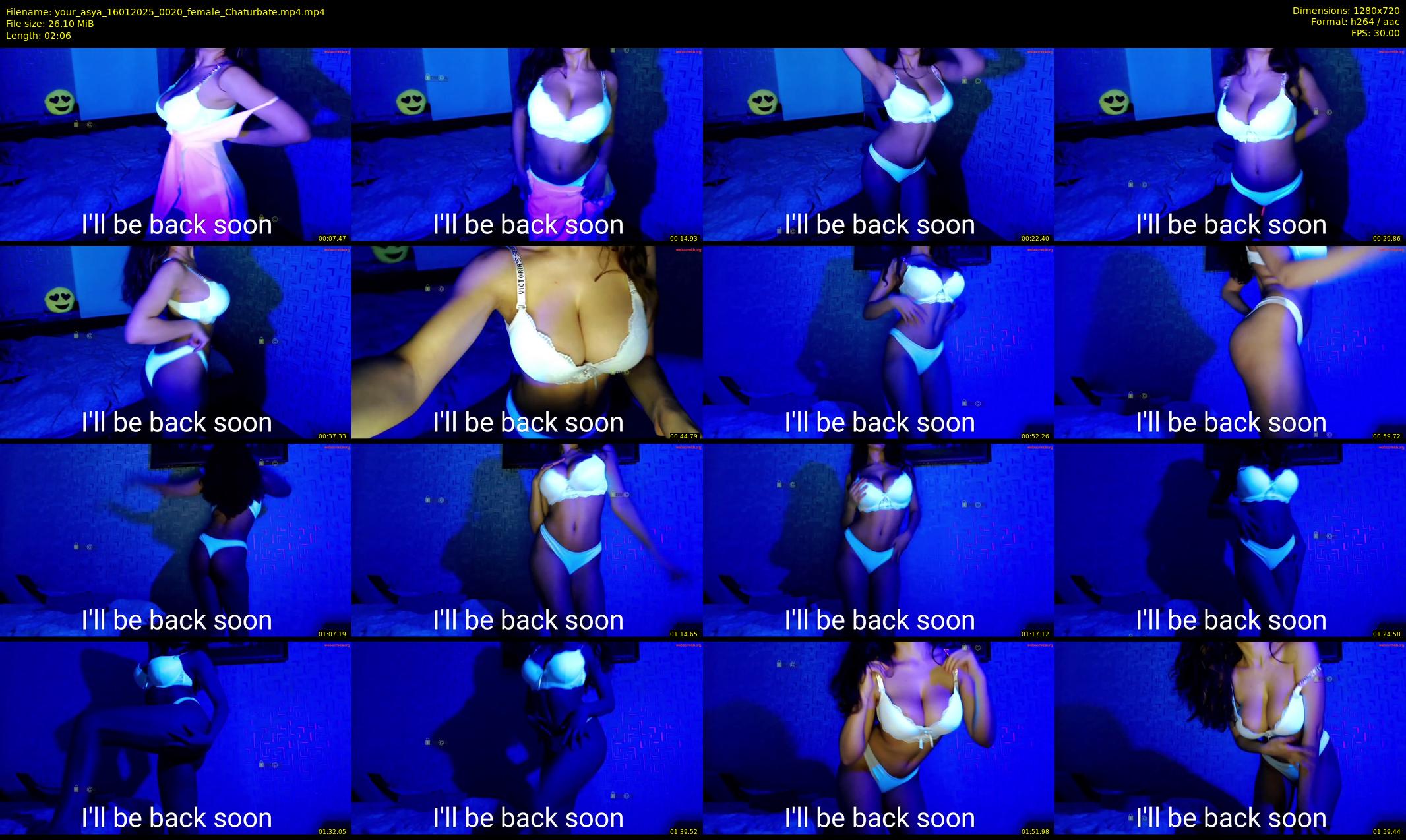 your_asya — 3 minute Chaturbate female cam show recording, 720p, Jan 16, 2025
