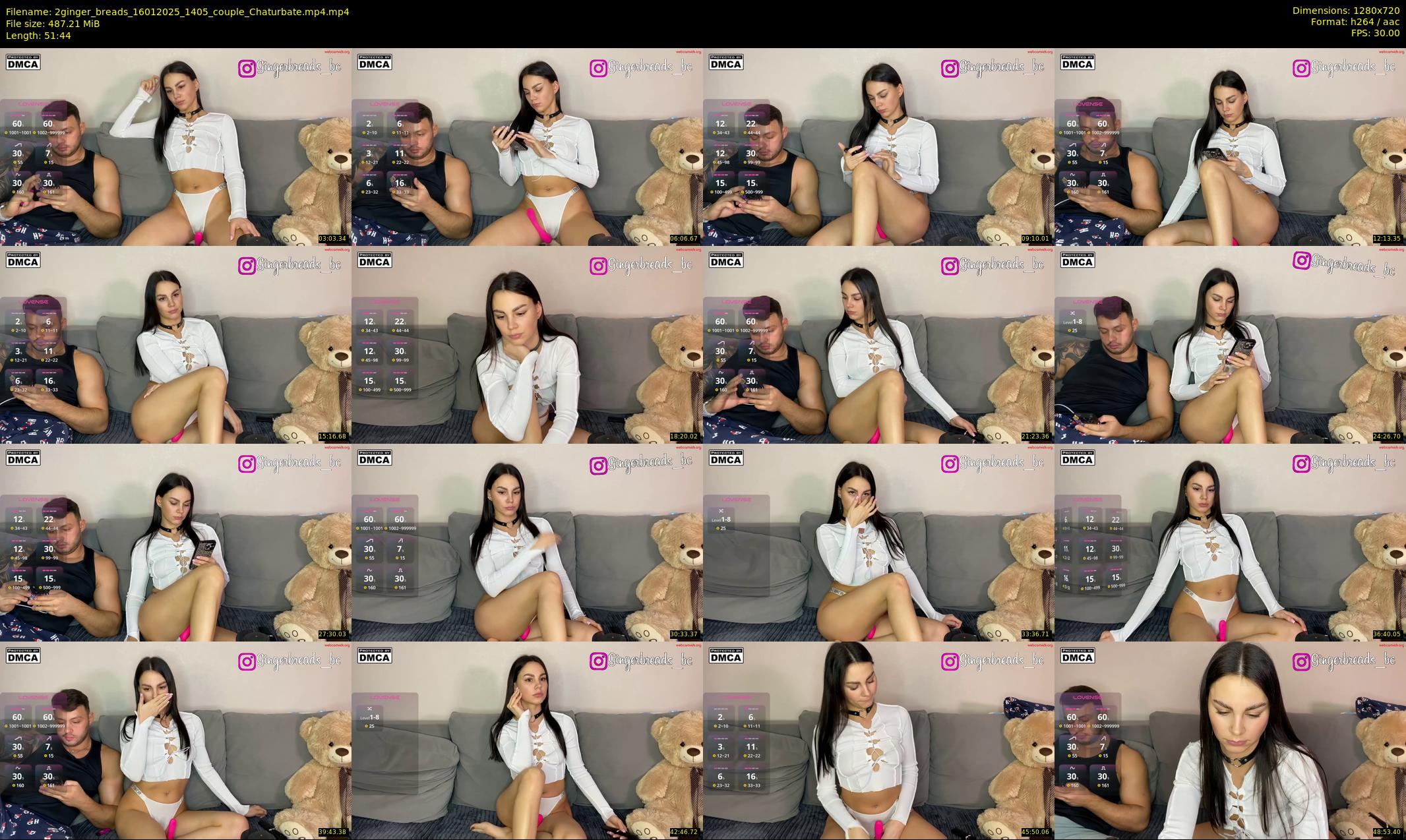 2ginger_breads — 52 minute Chaturbate couple cam show recording, 720p, Jan 16, 2025