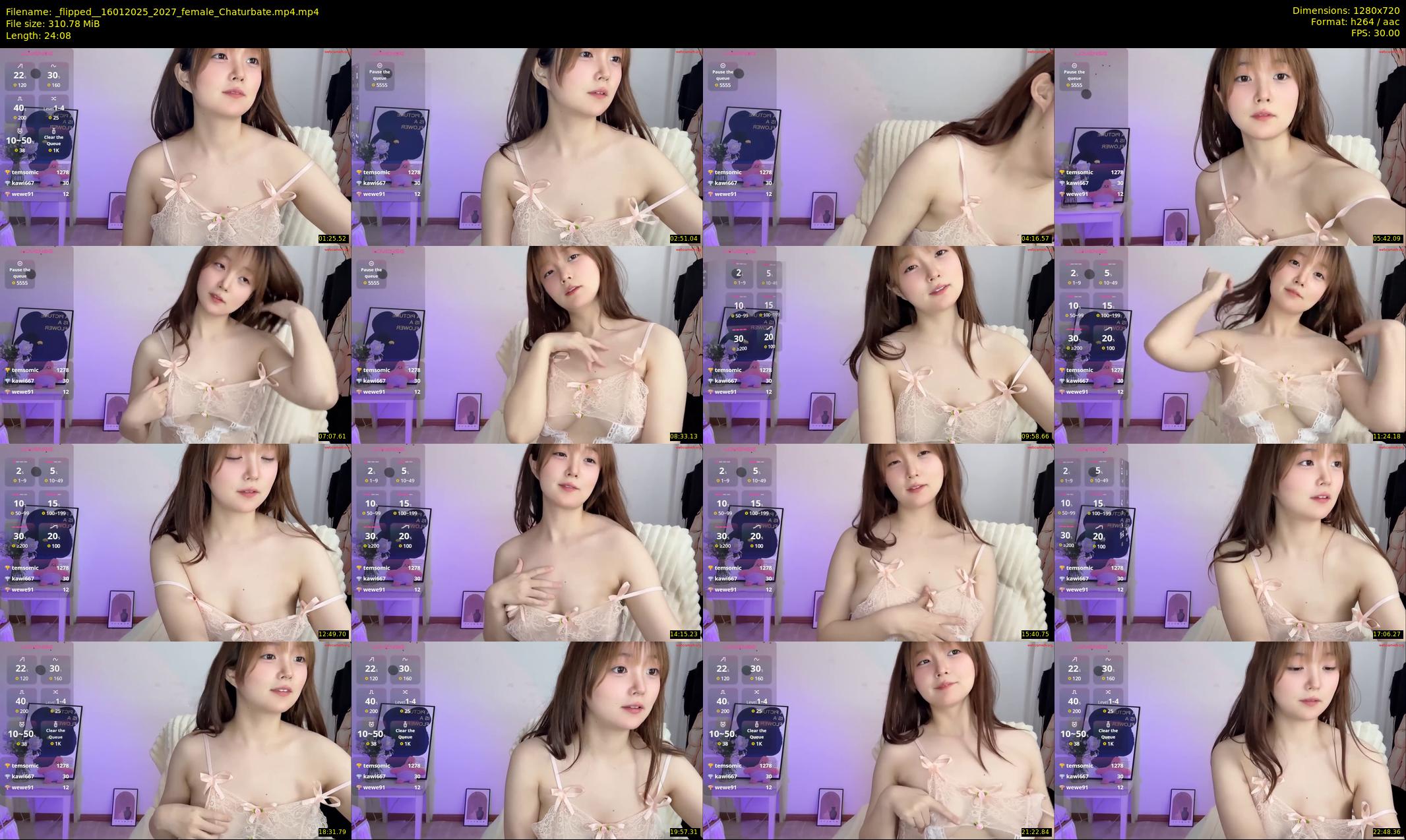 _flipped_ — 25 minute Chaturbate female cam show recording, 720p, Jan 16, 2025