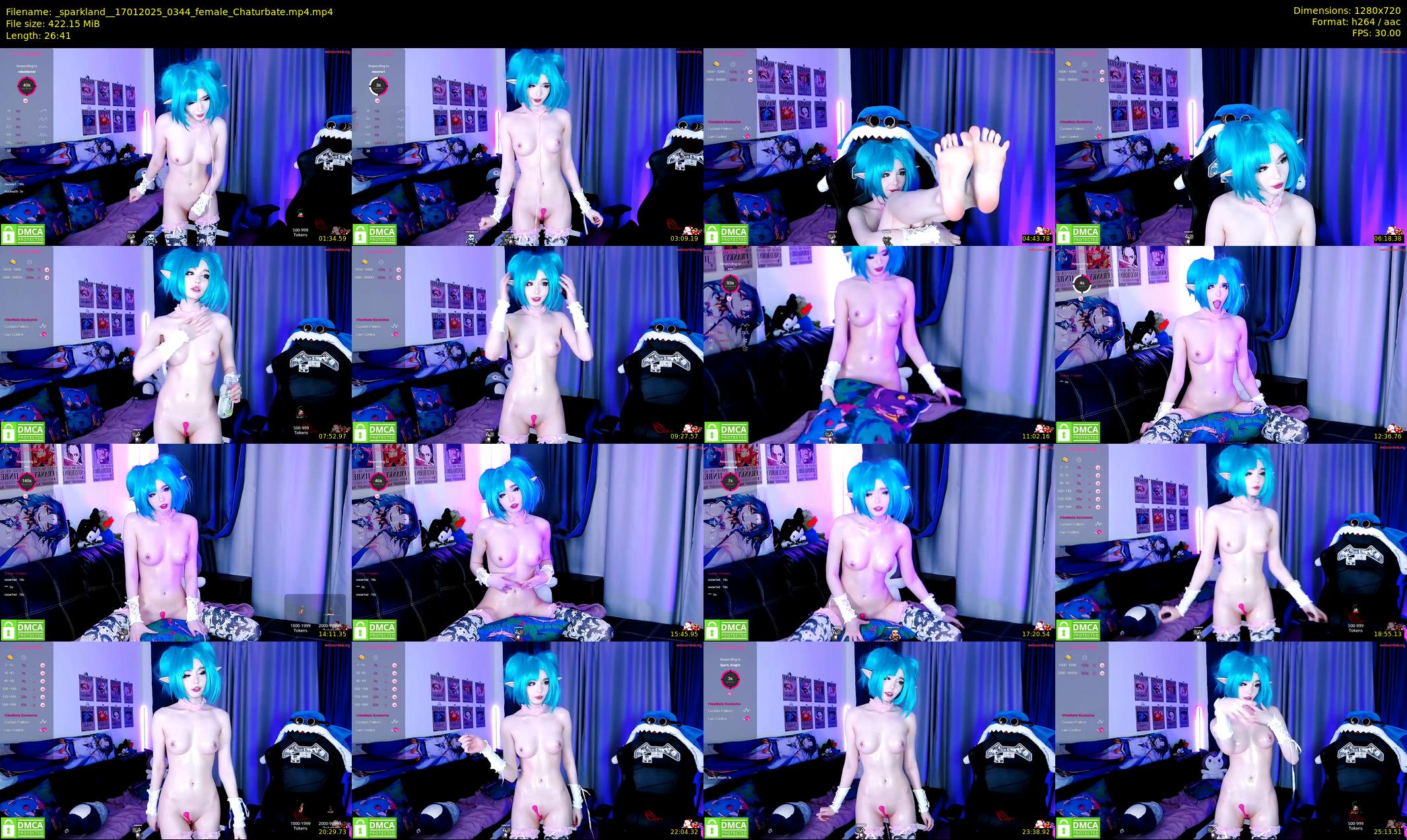 _sparkland_ — 27 minute Chaturbate female cam show recording, 720p, Jan 17, 2025
