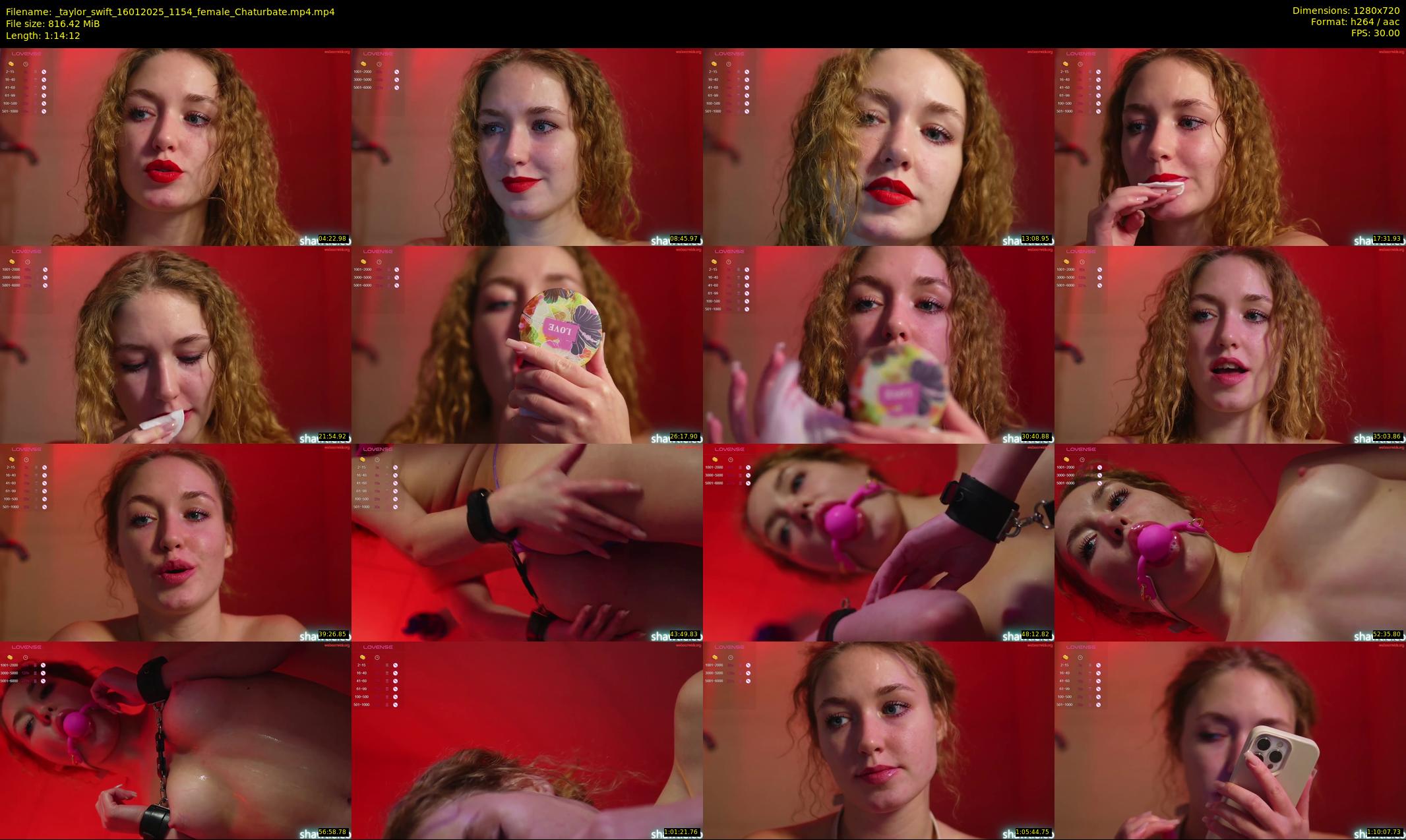 _taylor_swift — 75 minute Chaturbate female cam show recording, 720p, Jan 16, 2025