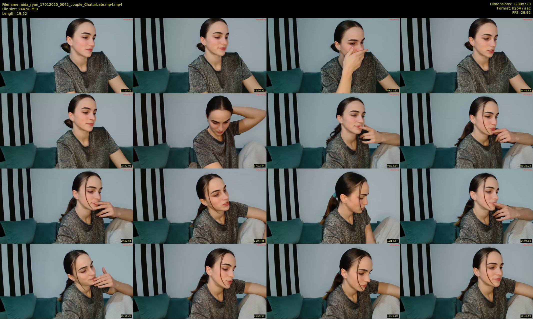 aida_ryan — 20 minute Chaturbate couple cam show recording, 720p, Jan 17, 2025