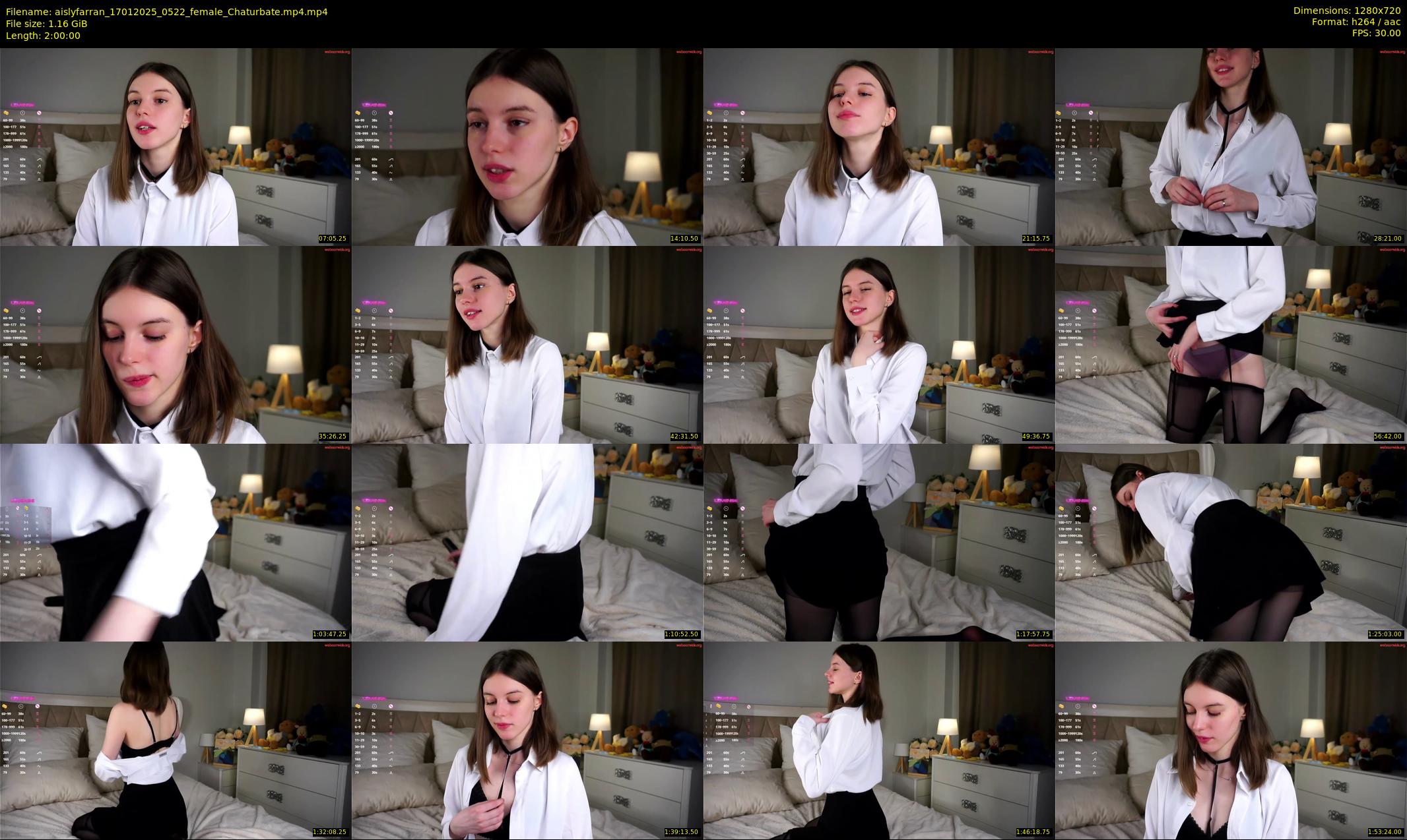 aislyfarran — 120 minute Chaturbate female cam show recording, 720p, Jan 17, 2025