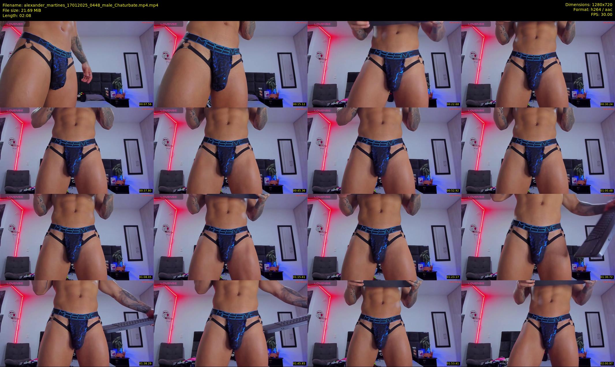 alexander_martines — 3 minute Chaturbate male cam show recording, 720p, Jan 17, 2025