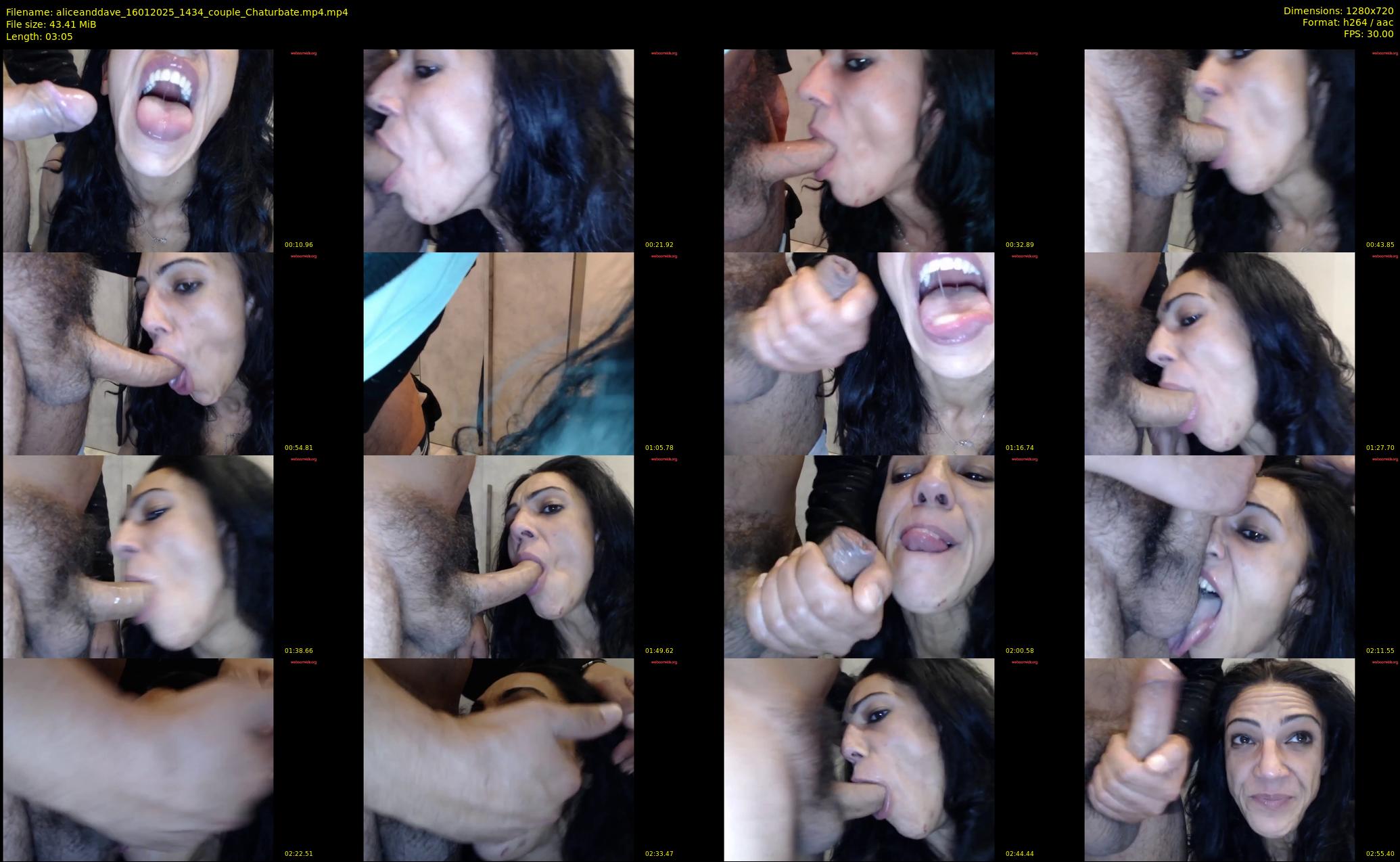 aliceanddave — 4 minute Chaturbate couple cam show recording, 720p, Jan 16, 2025