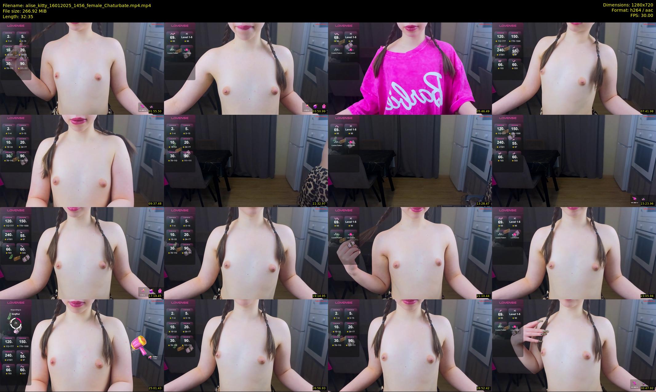alise_kitty — 33 minute Chaturbate female cam show recording, 720p, Jan 16, 2025