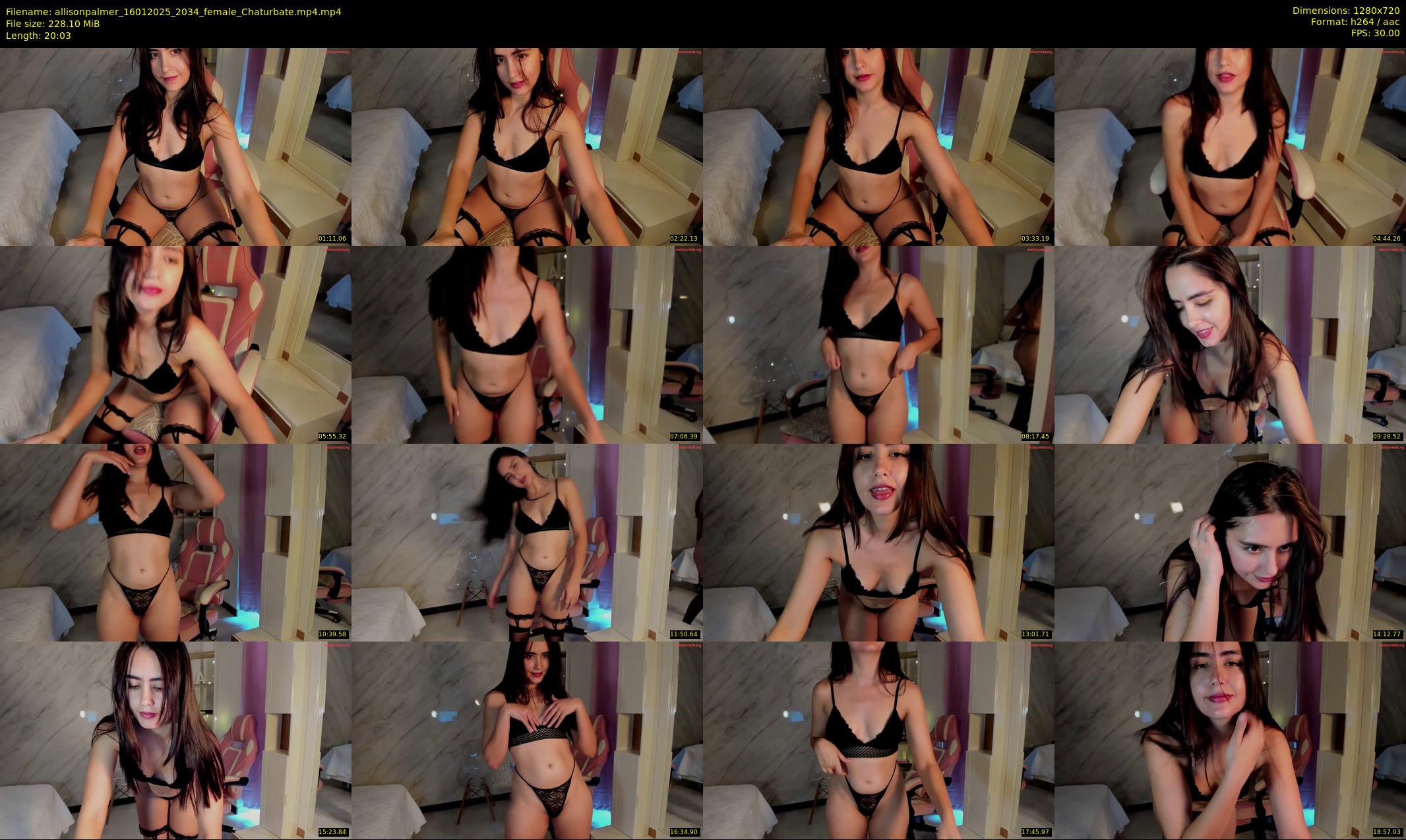allisonpalmer — 21 minute Chaturbate female cam show recording, 720p, Jan 16, 2025