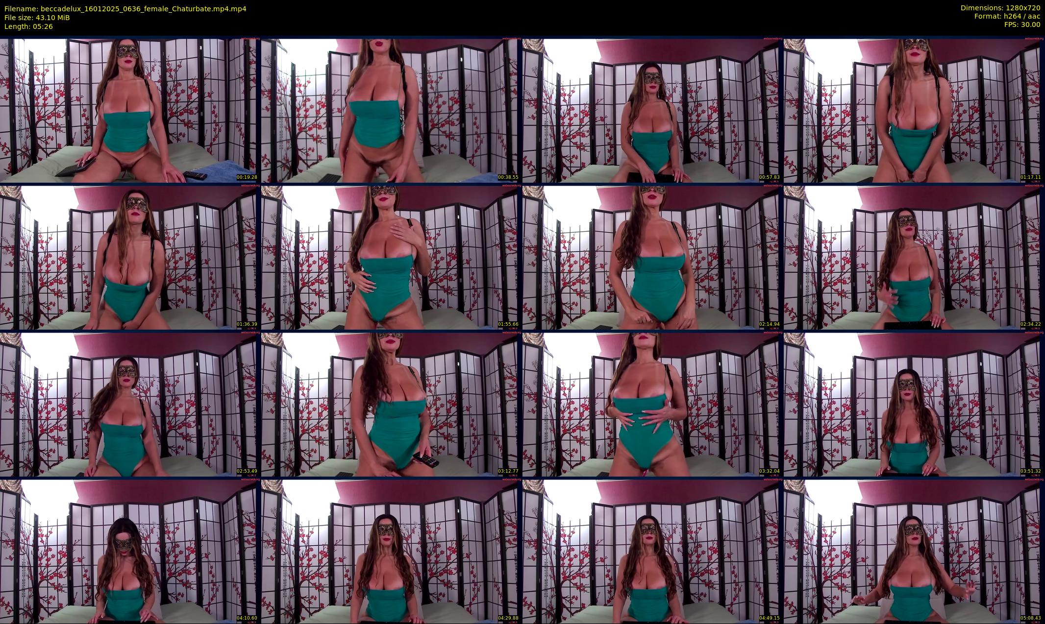beccadelux — 6 minute Chaturbate female cam show recording, 720p, Jan 16, 2025