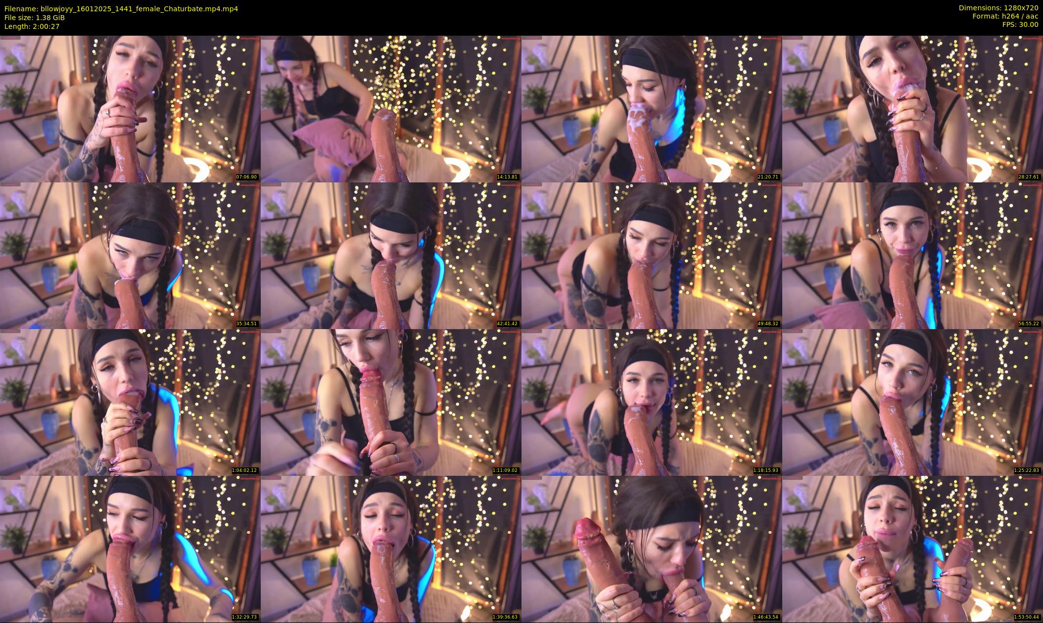 bllowjoyy — 121 minute Chaturbate female cam show recording, 720p, Jan 16, 2025