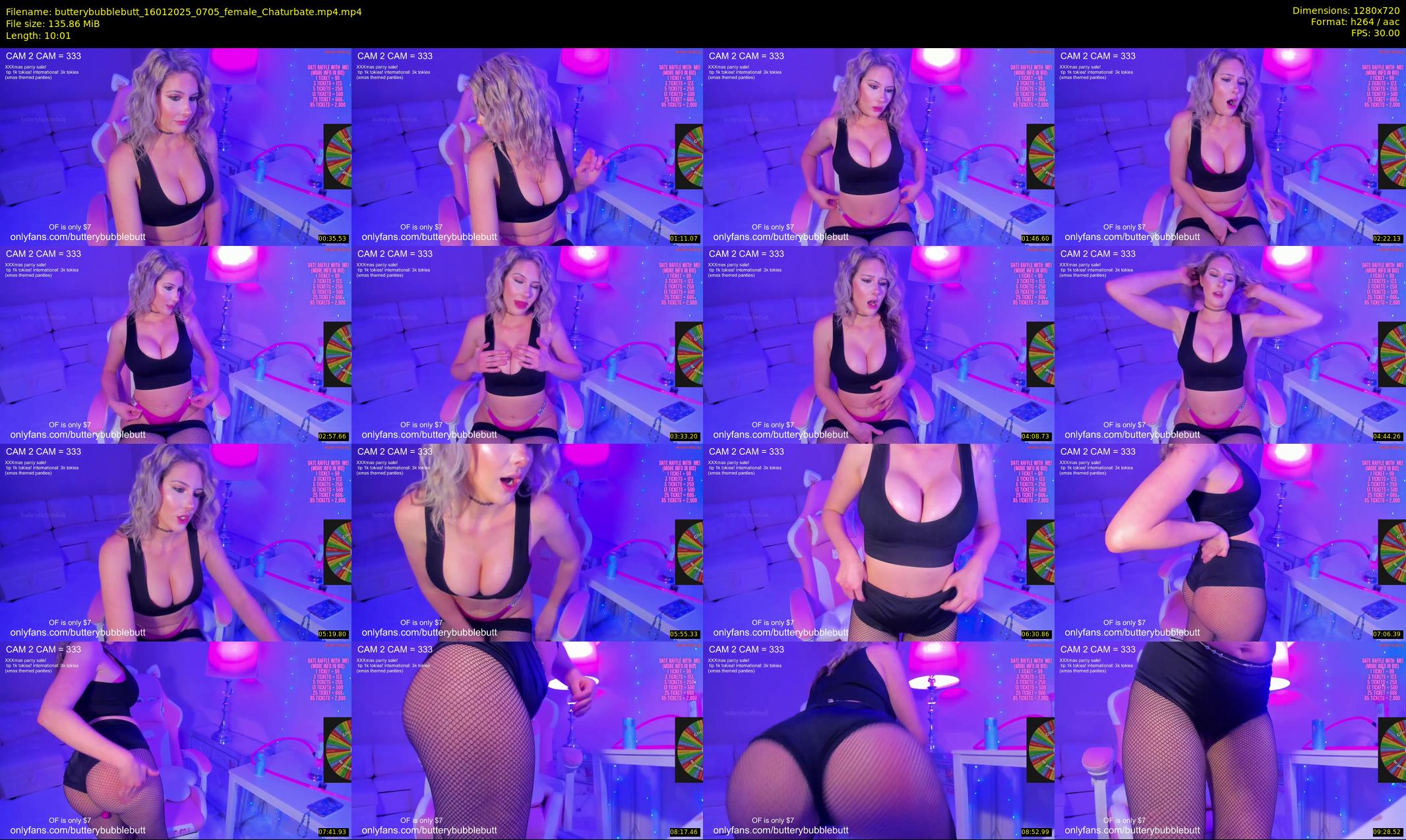 butterybubblebutt — 11 minute Chaturbate couple cam show recording, 720p, Jan 16, 2025